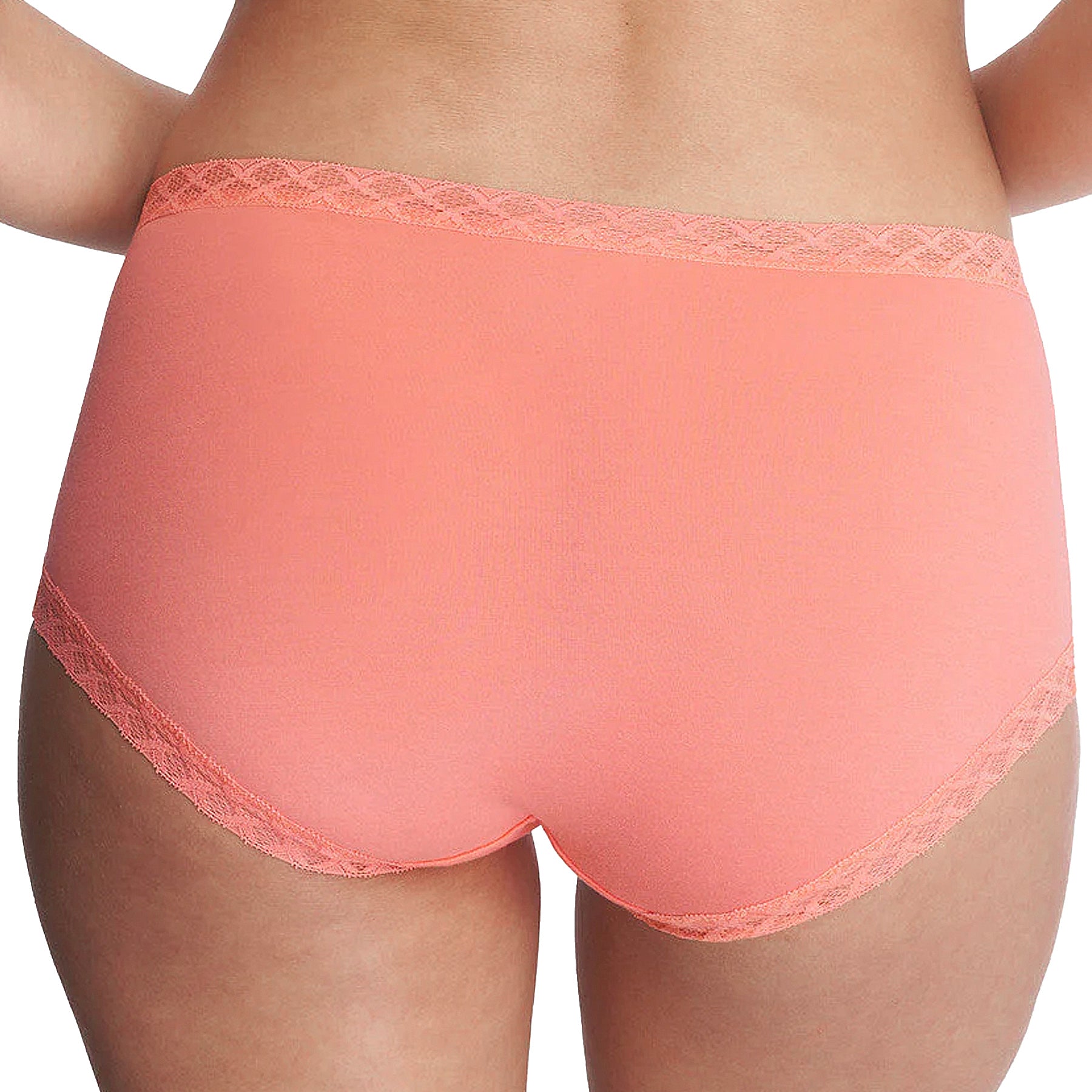 Natori Bliss Cotton Full Brief Panty 755058 Papaya Back