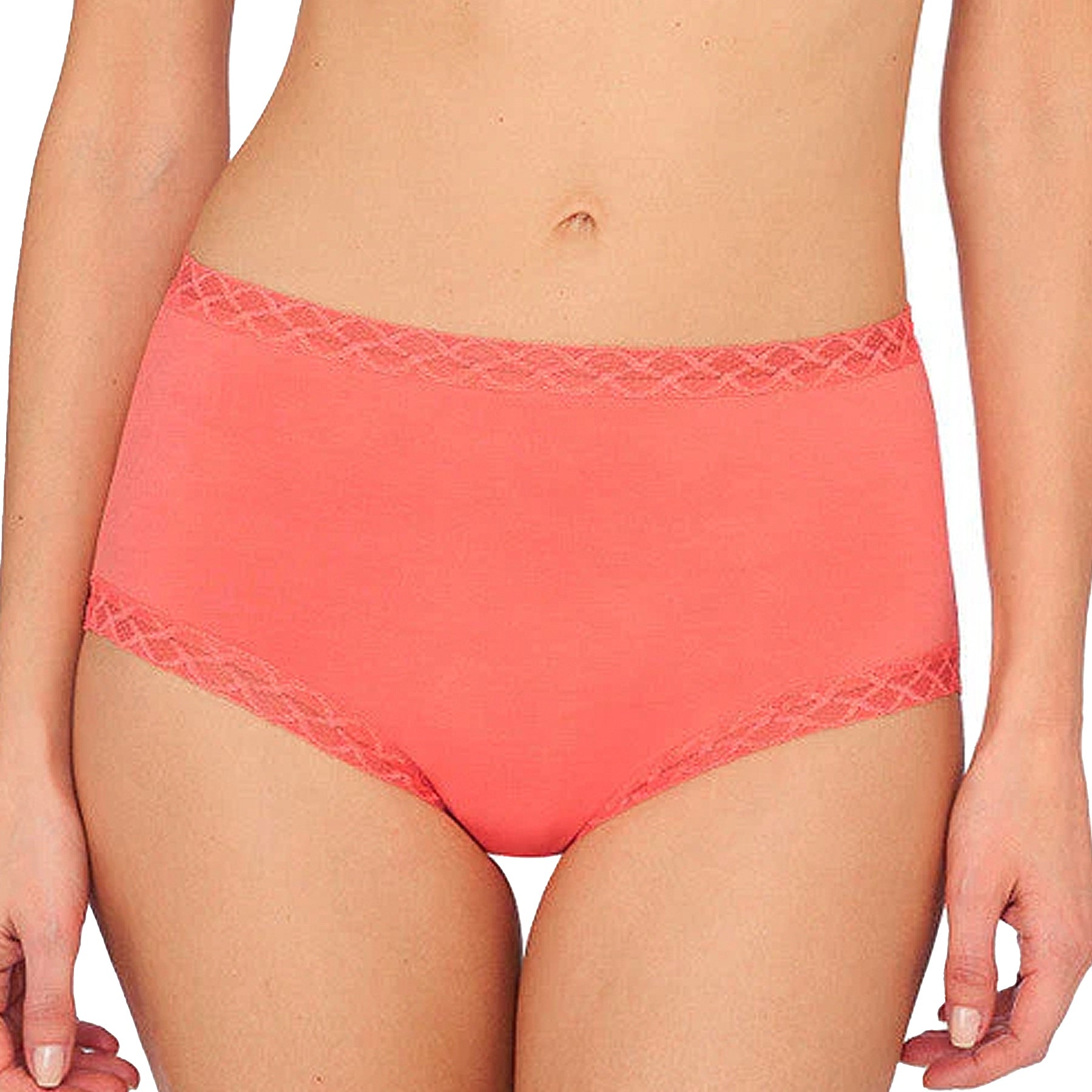 Natori Bliss Cotton Full Brief Panty 755058 Sunrise Front