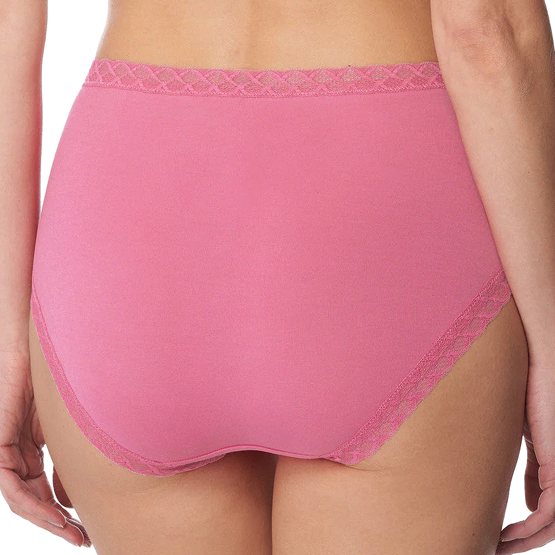 Natori Bliss Cotton Full Brief Panty 755058 Tulip Pink Back