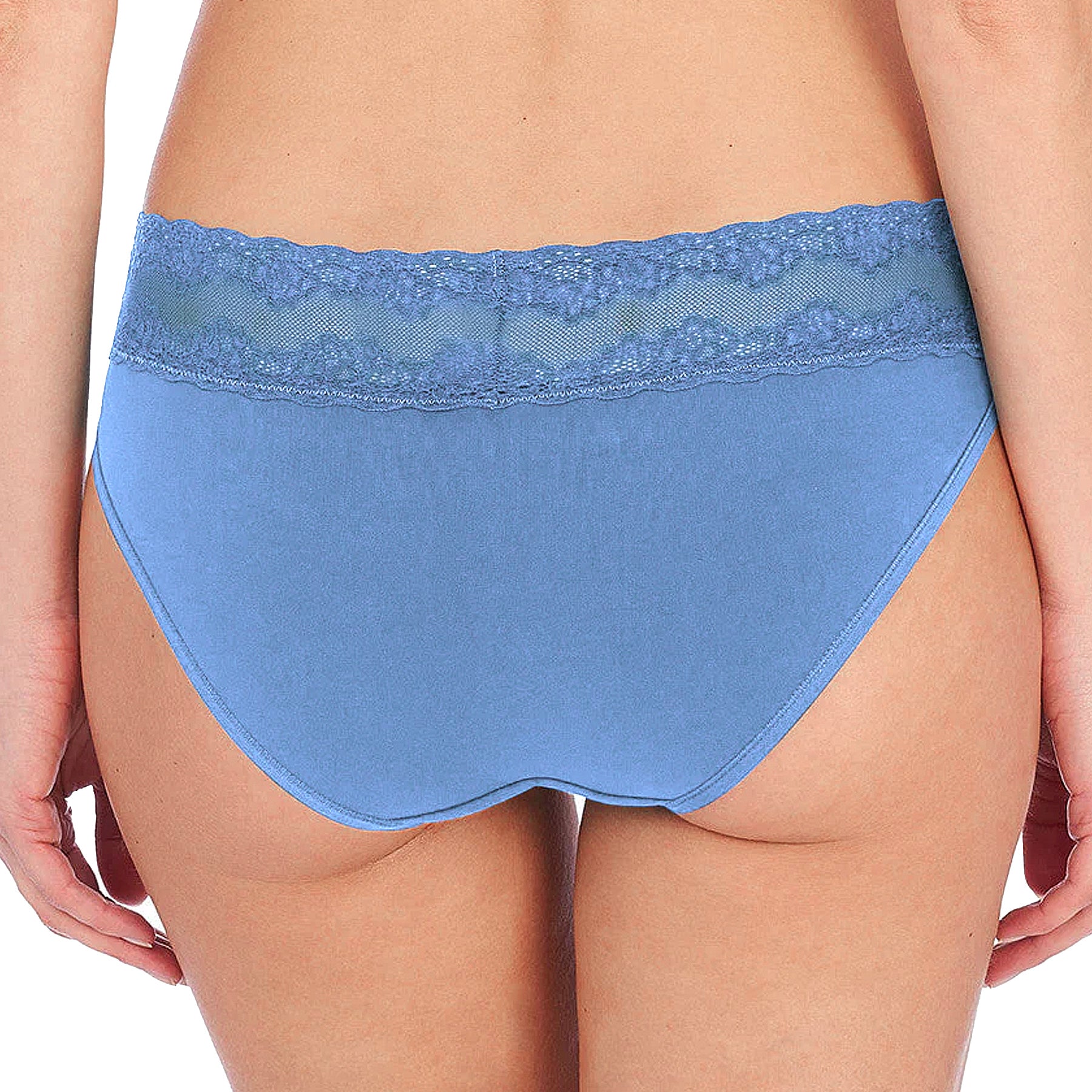 Natori Bliss Perfection One Size V- Kini 756092 Pool Blue Back