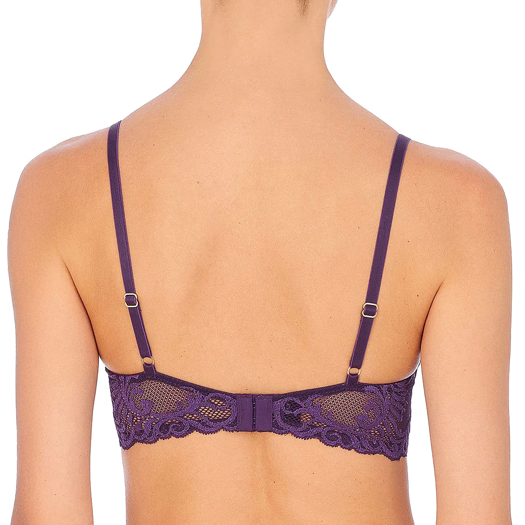 Natori Feathers Contour Plunge Bra 730023 Allium Back