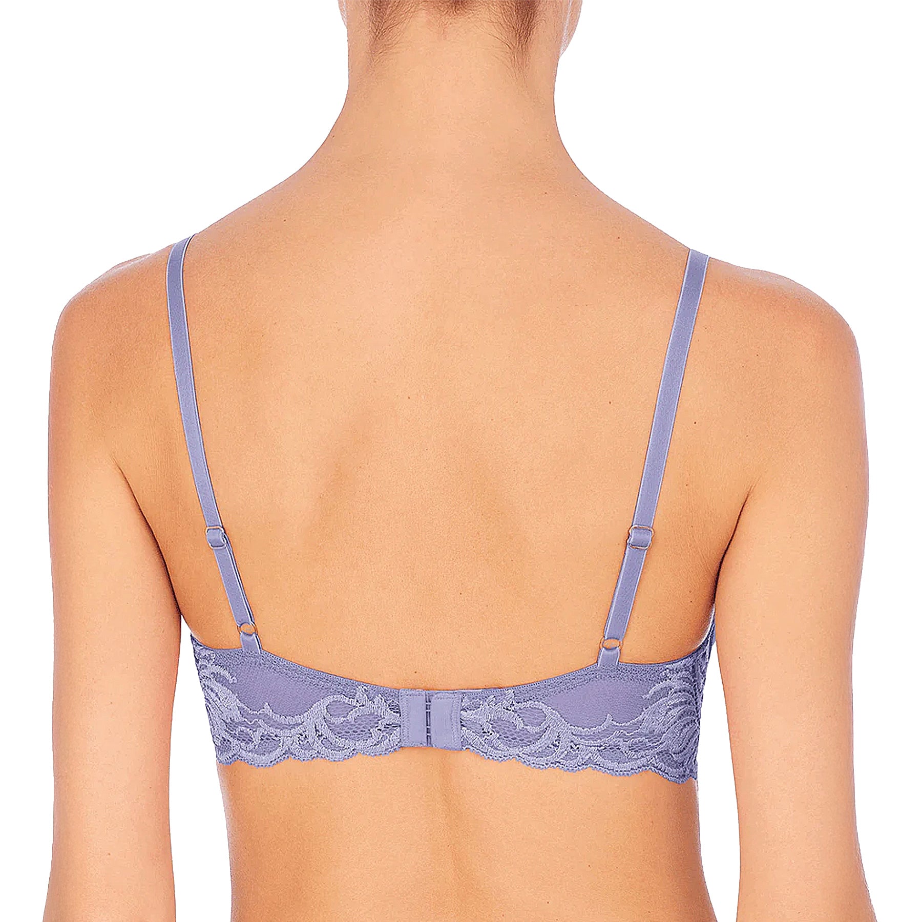 Natori Feathers Contour Plunge Bra 730023 Bluebell Back