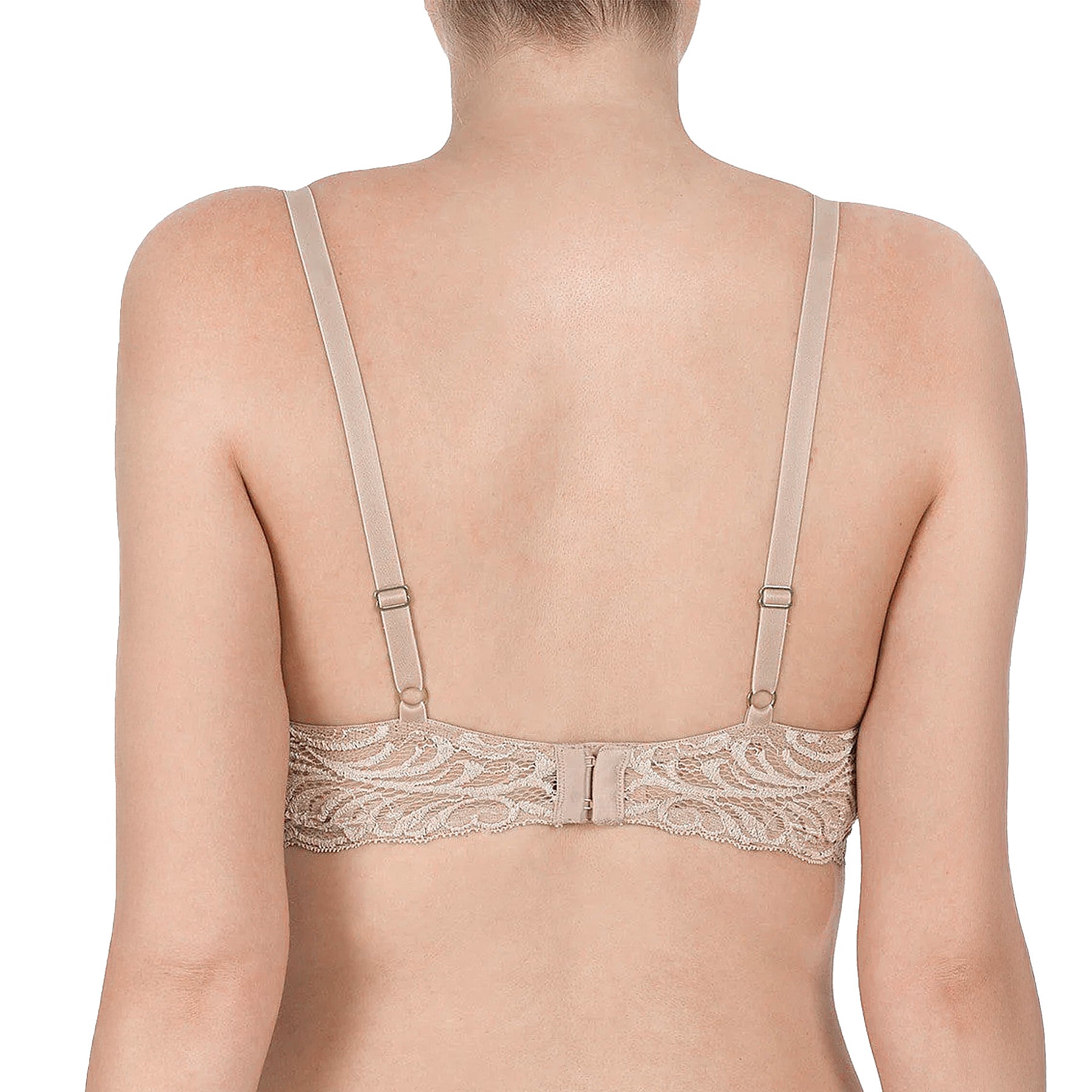 Natori Feathers Contour Plunge Bra 730023 Cafe Back