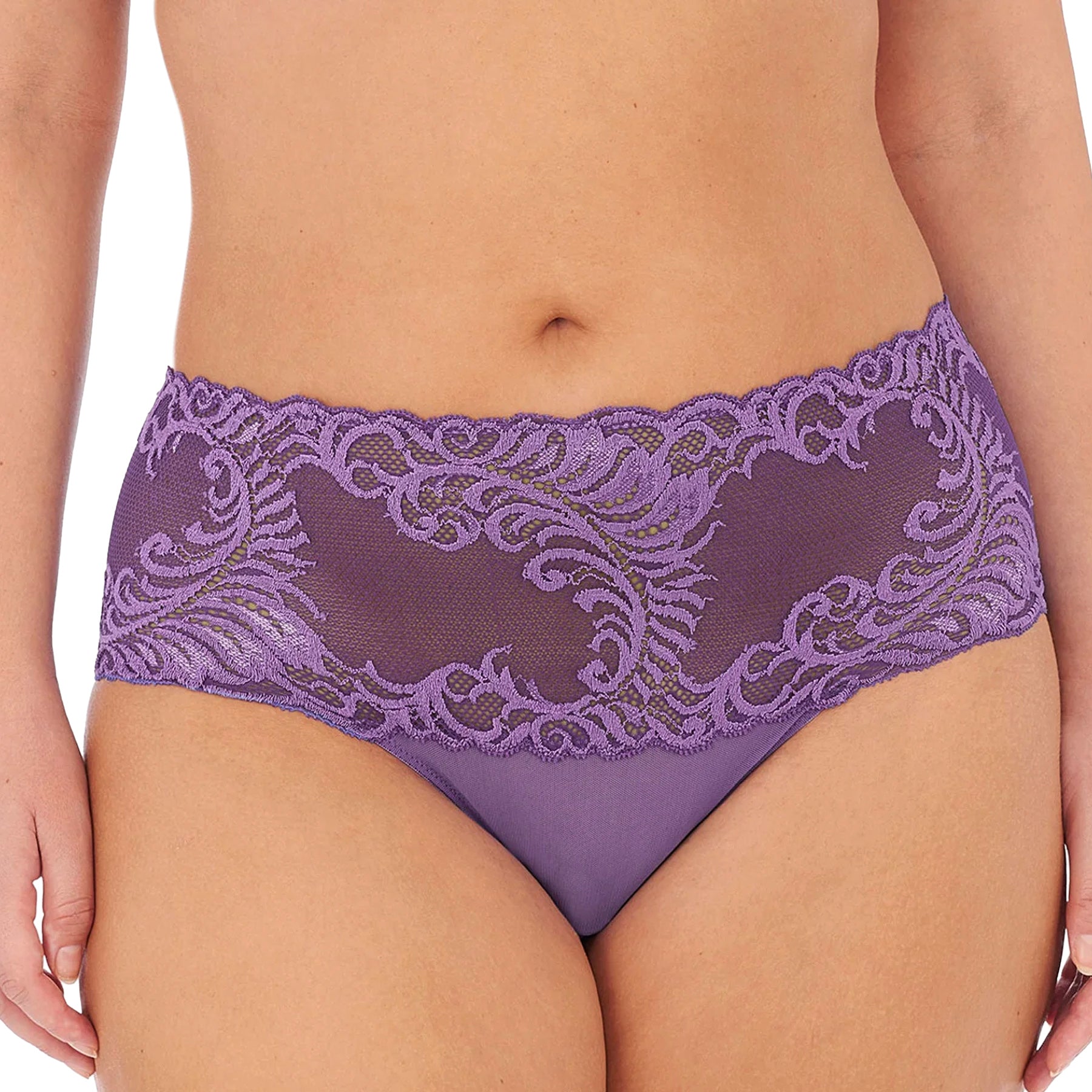 Natori Feathers Girl Brief 756023 Blue Lavender Front