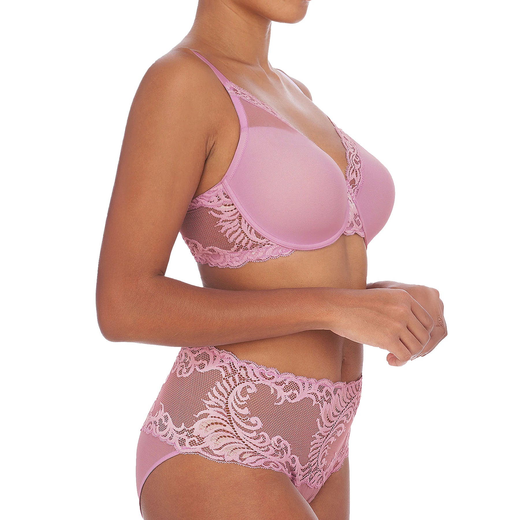 Natori Feathers Girl Brief Panty 756023 Freesia Set