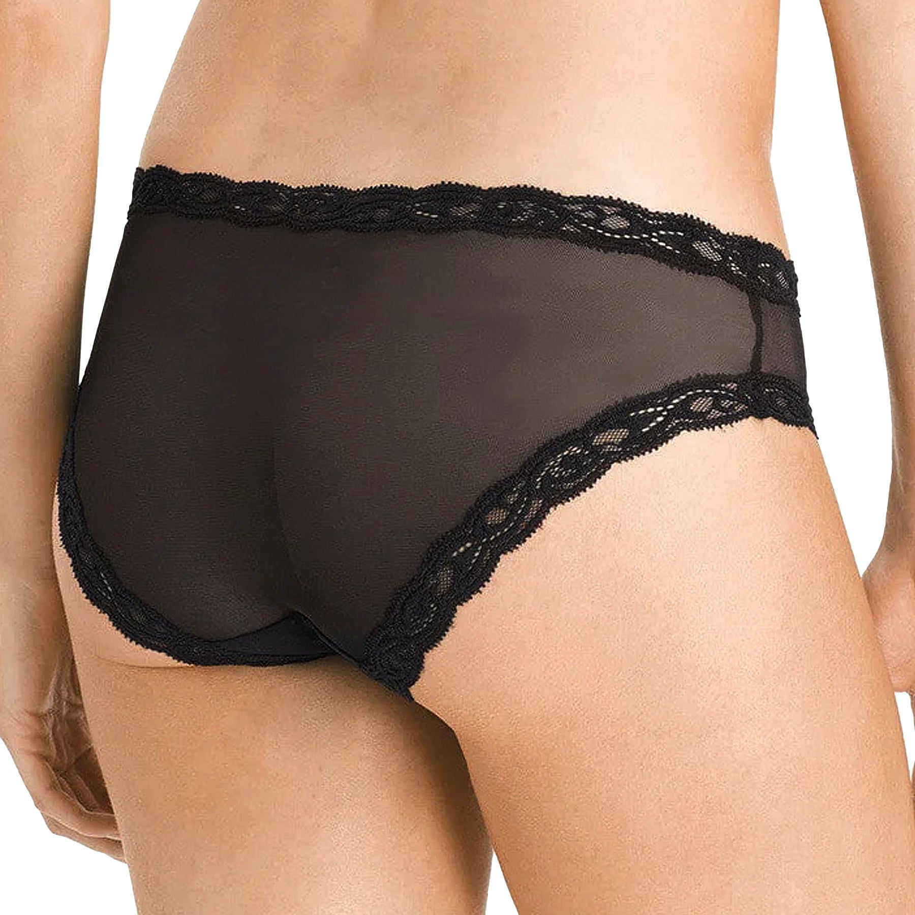 Natori Feathers Hipster Panty 753023 Black Back