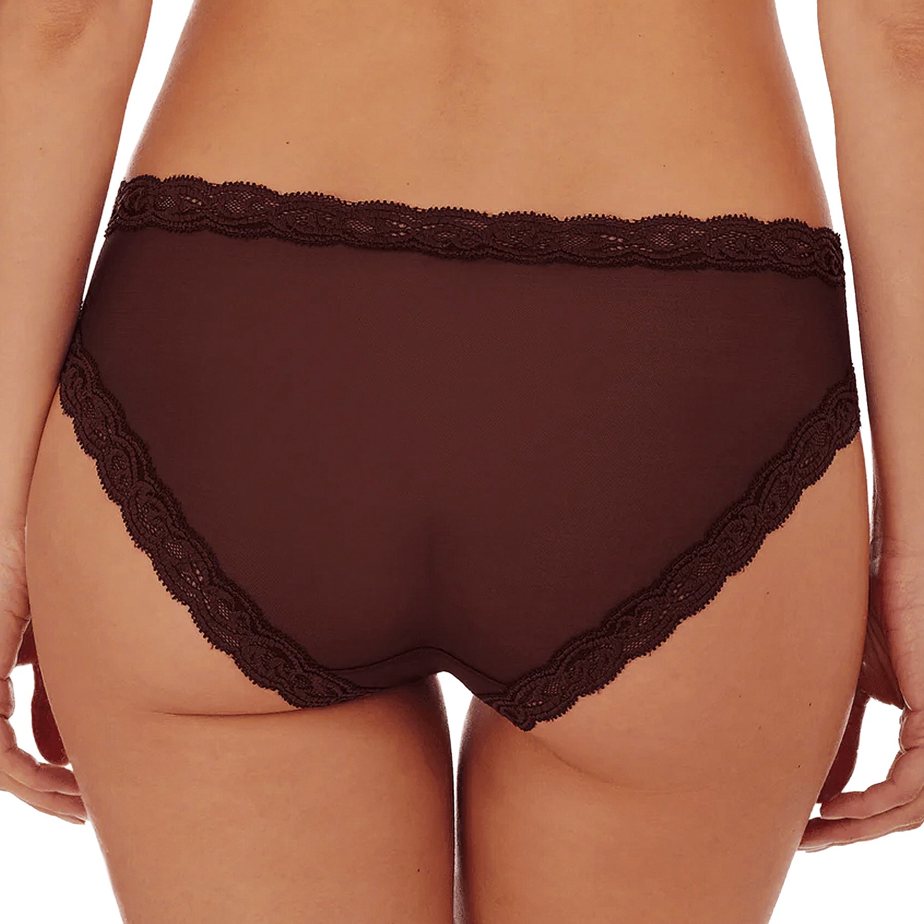 Natori Feathers Hipster Panty 753023 Cocoa Back