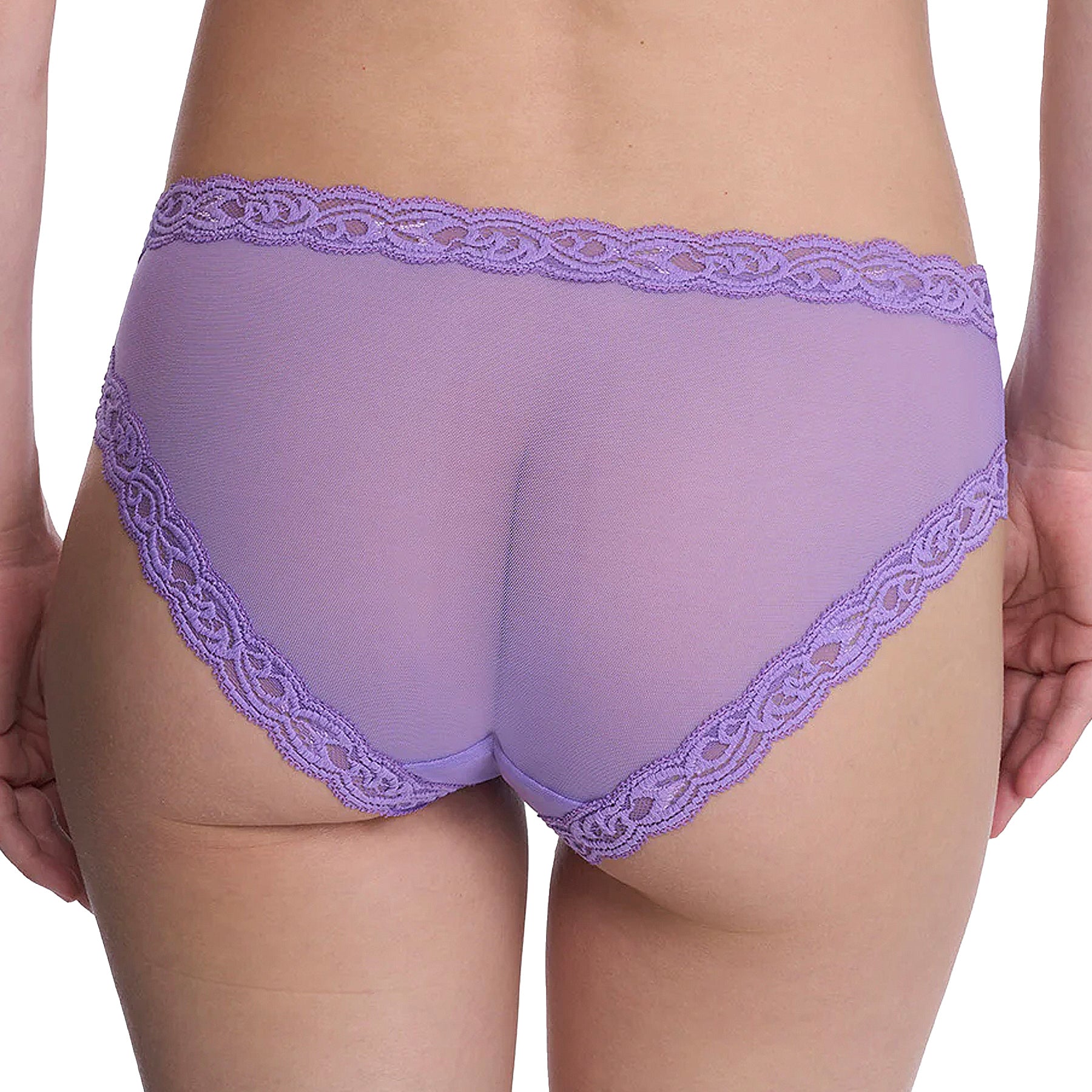 Natori Feathers Hipster Panty 753023 Violet Blue Back