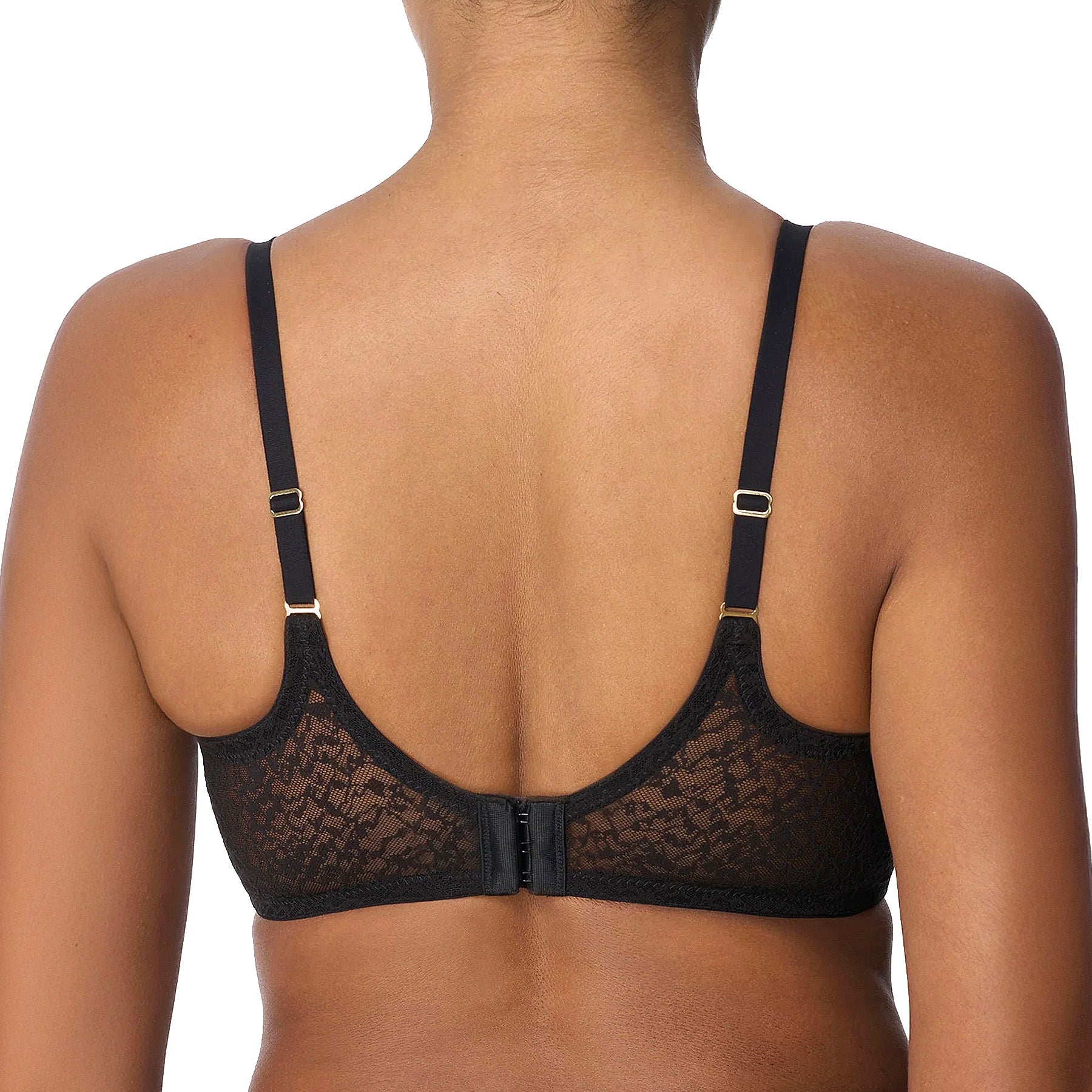 Natori Pretty Smooth Seamless Underwire Bra 734318 Black Back