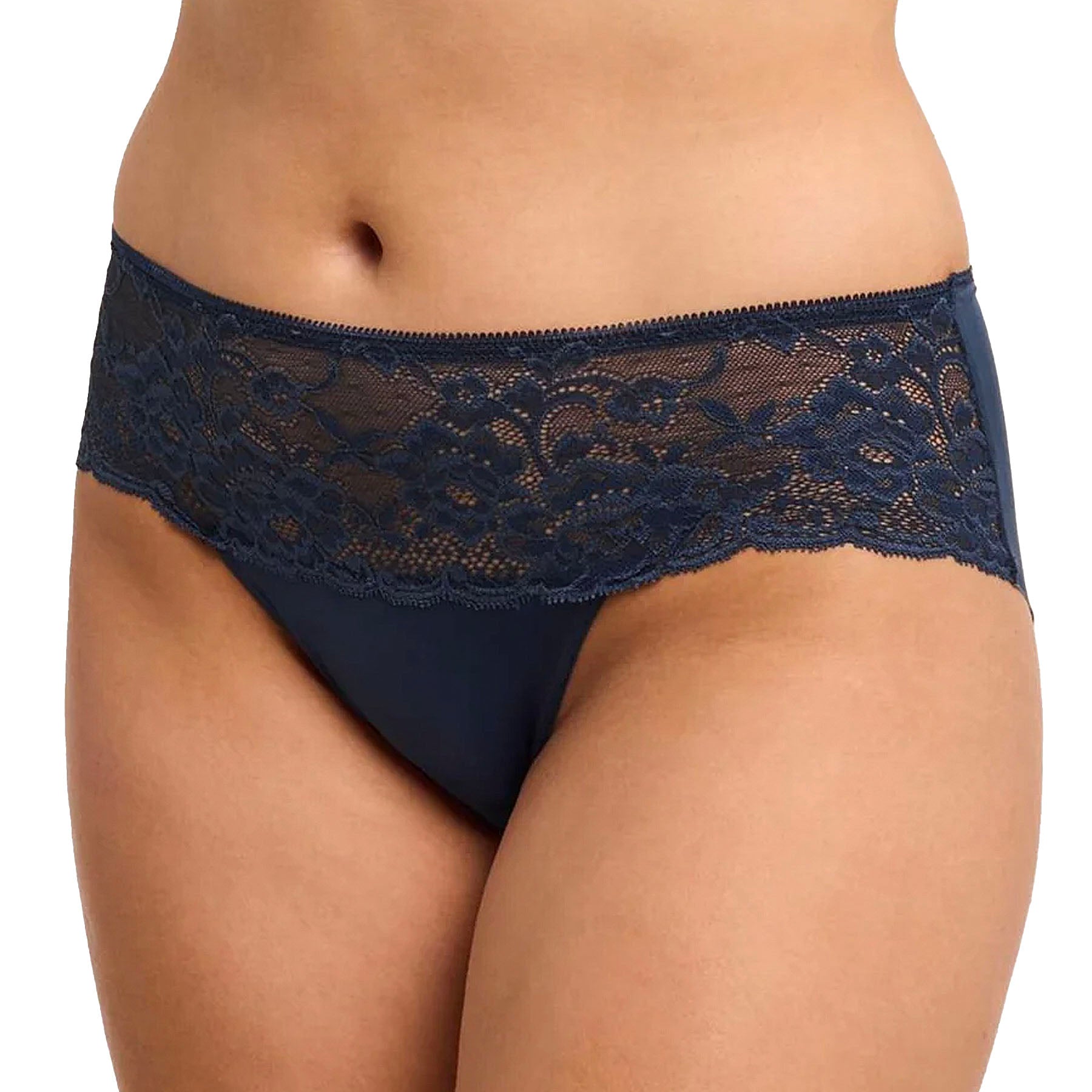 Montelle Nudies Hipster Panty 9101 Cambridge Blue Front