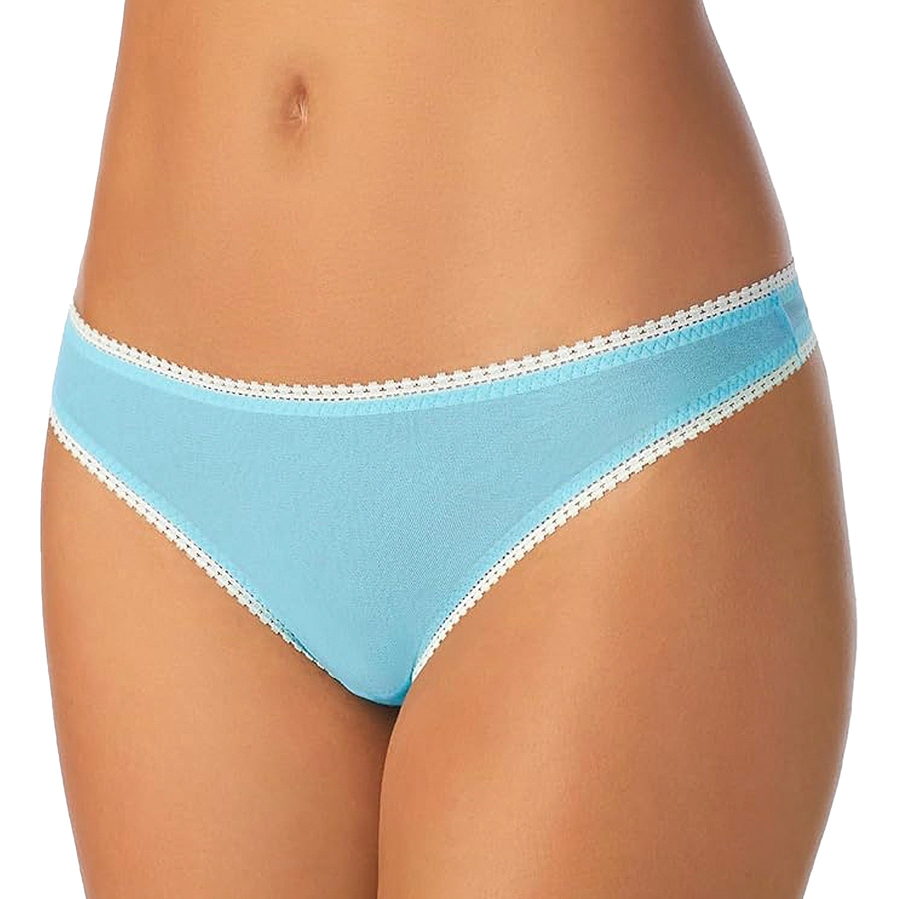 OnGossamer Mesh Hip Bikini 3202 Blue Mist Front