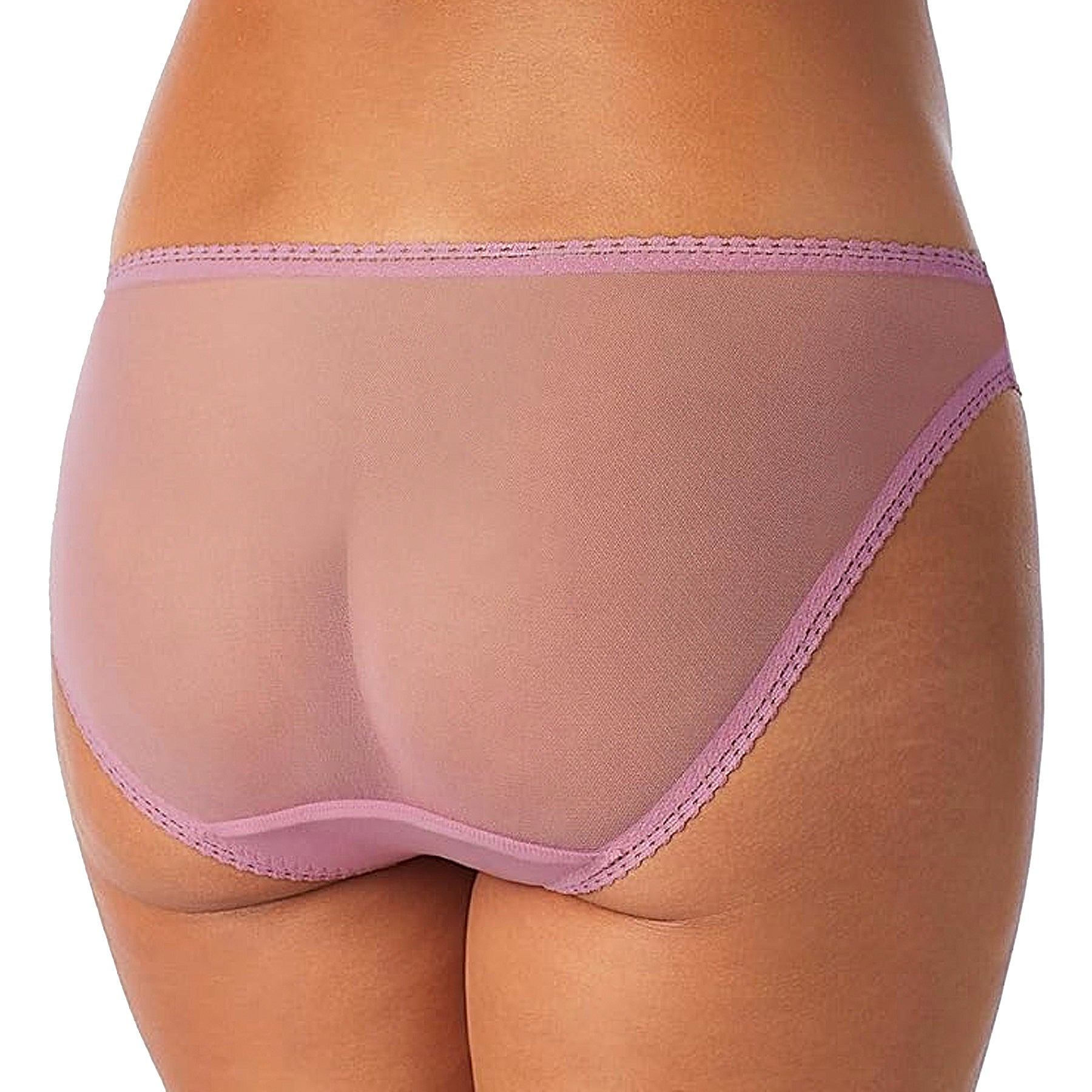 OnGossamer Mesh Hip Bikini 3202 Mauve Orchid Back
