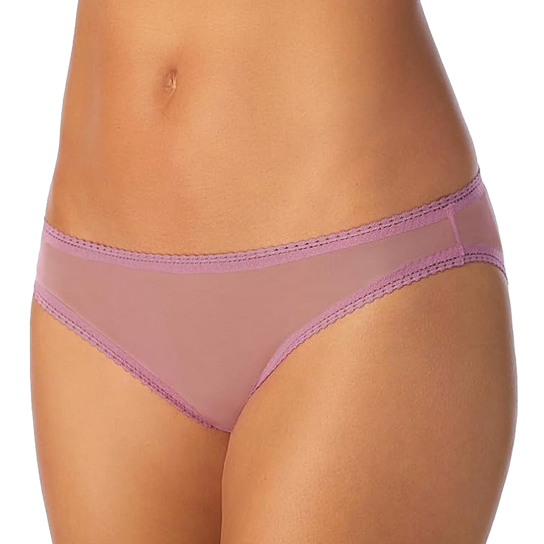OnGossamer Mesh Hip Bikini 3202 Mauve Orchid Front