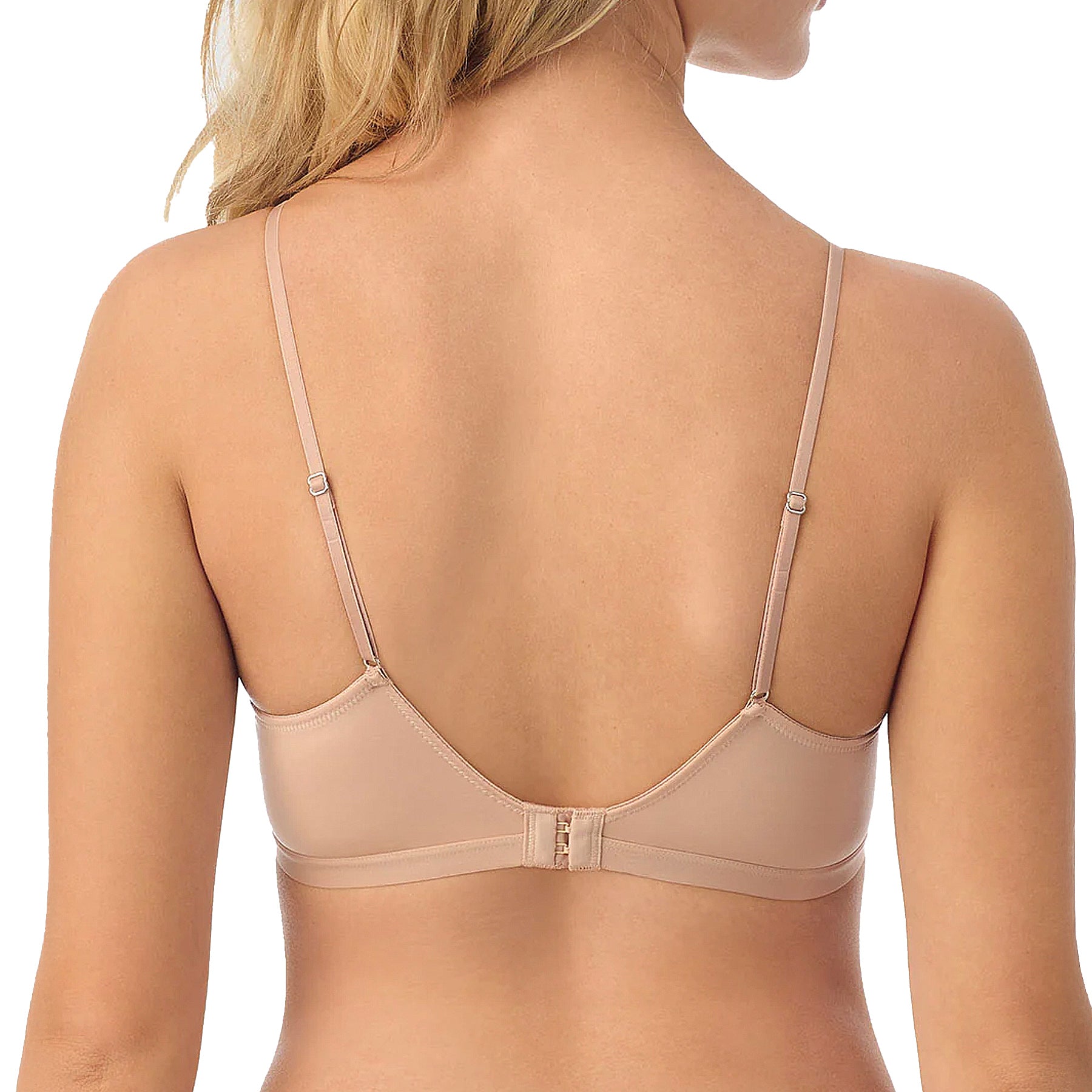 OnGossamer Next To Nothing Micro Wireless Bra G7190 Champagne Back