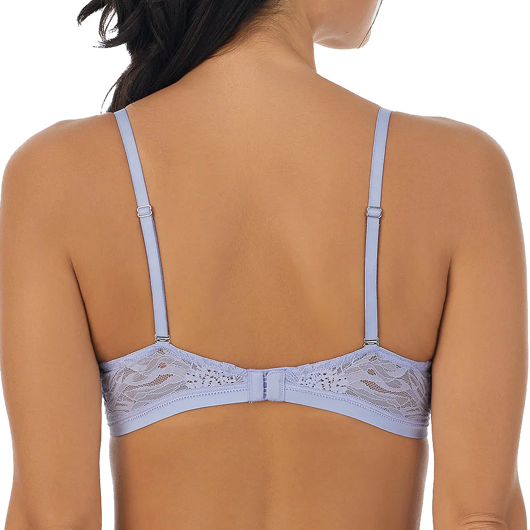 OnGossamer Sleek Micro Push Up Bra With Lace G9200 Baby Lavender Back