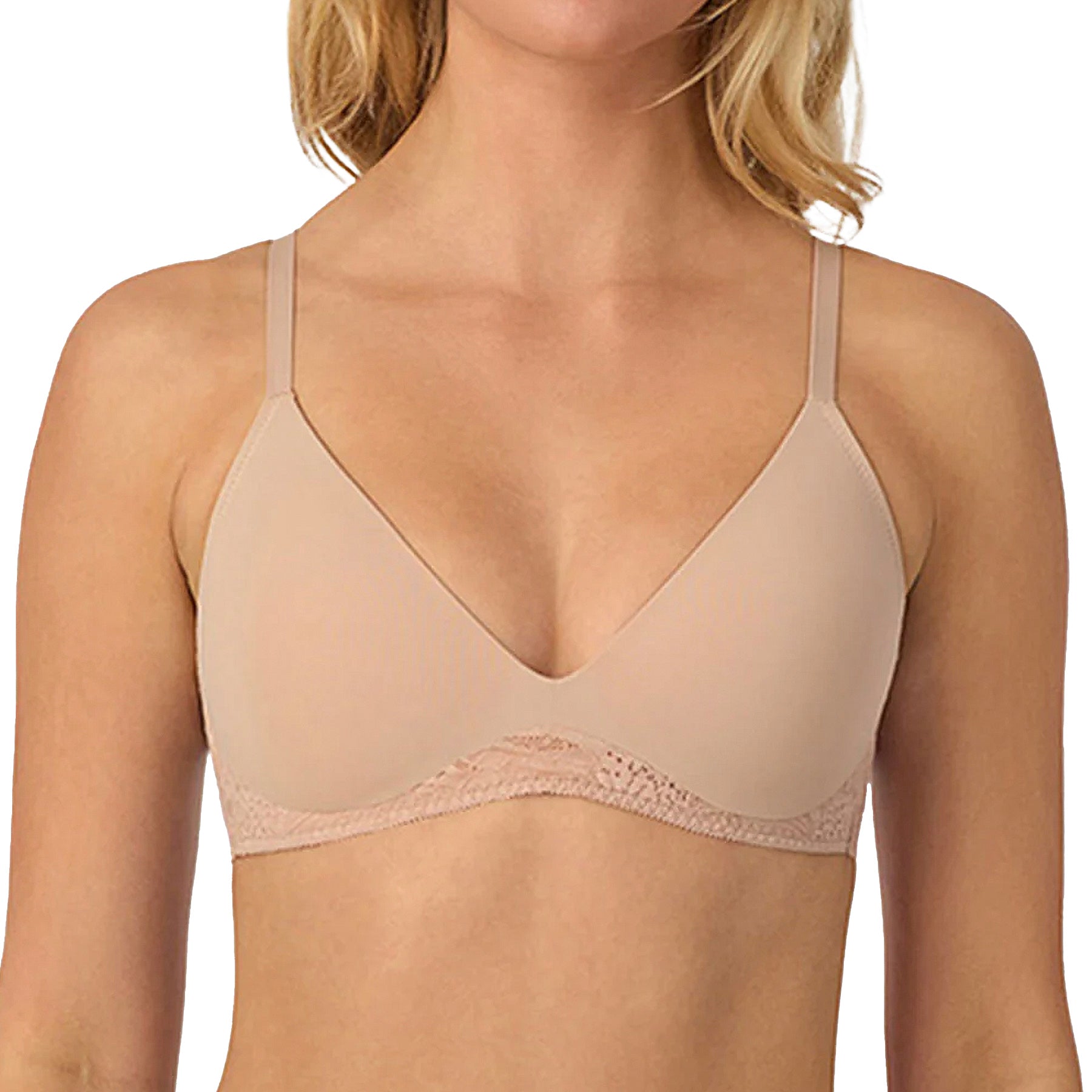 OnGossamer Sleek & Lace Wire Free Lift G9226 Champagne Front