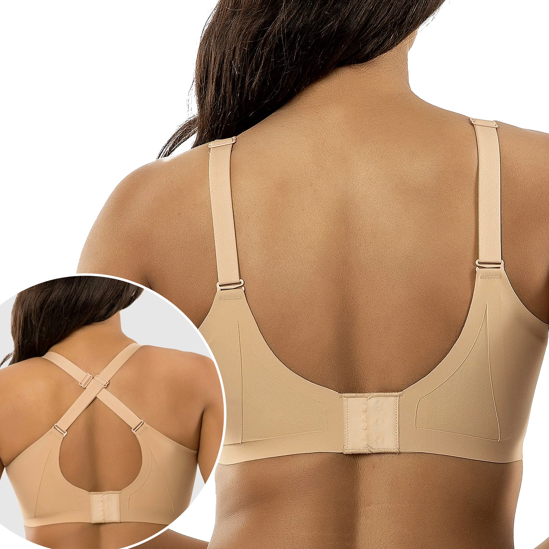 Parfait Simplicity Seamless Wireless Contour Bra P2400 Bare Back