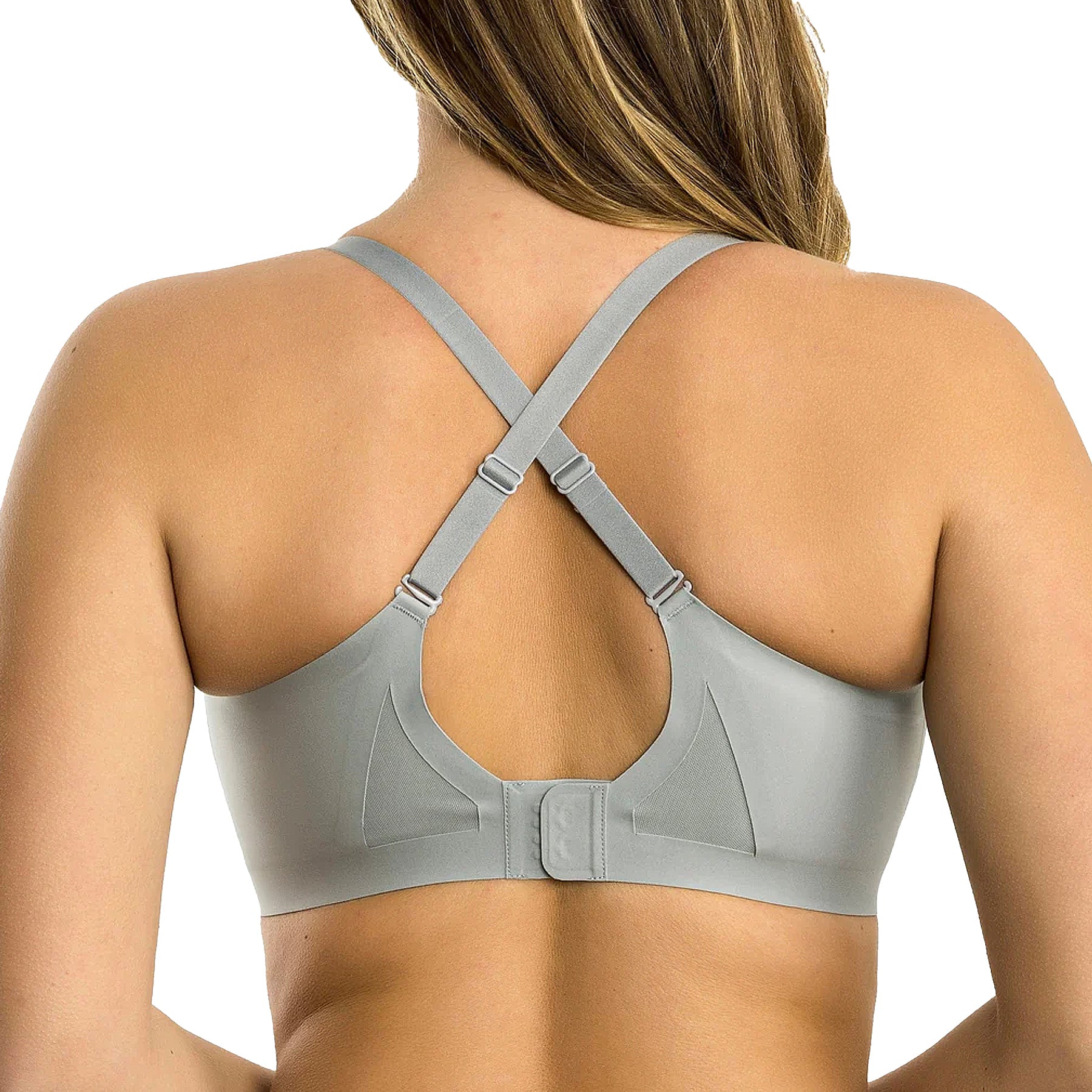 Parfait Simplicity Seamless Wireless Contour Bra P2400 Grey Back