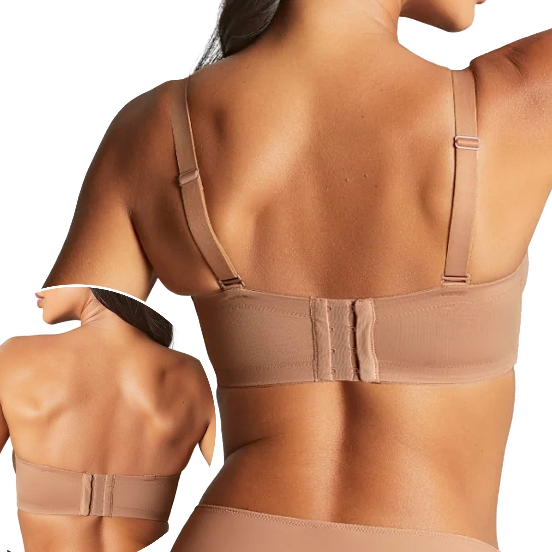 Panache Alice Strapless Bra 11040 Honey Back