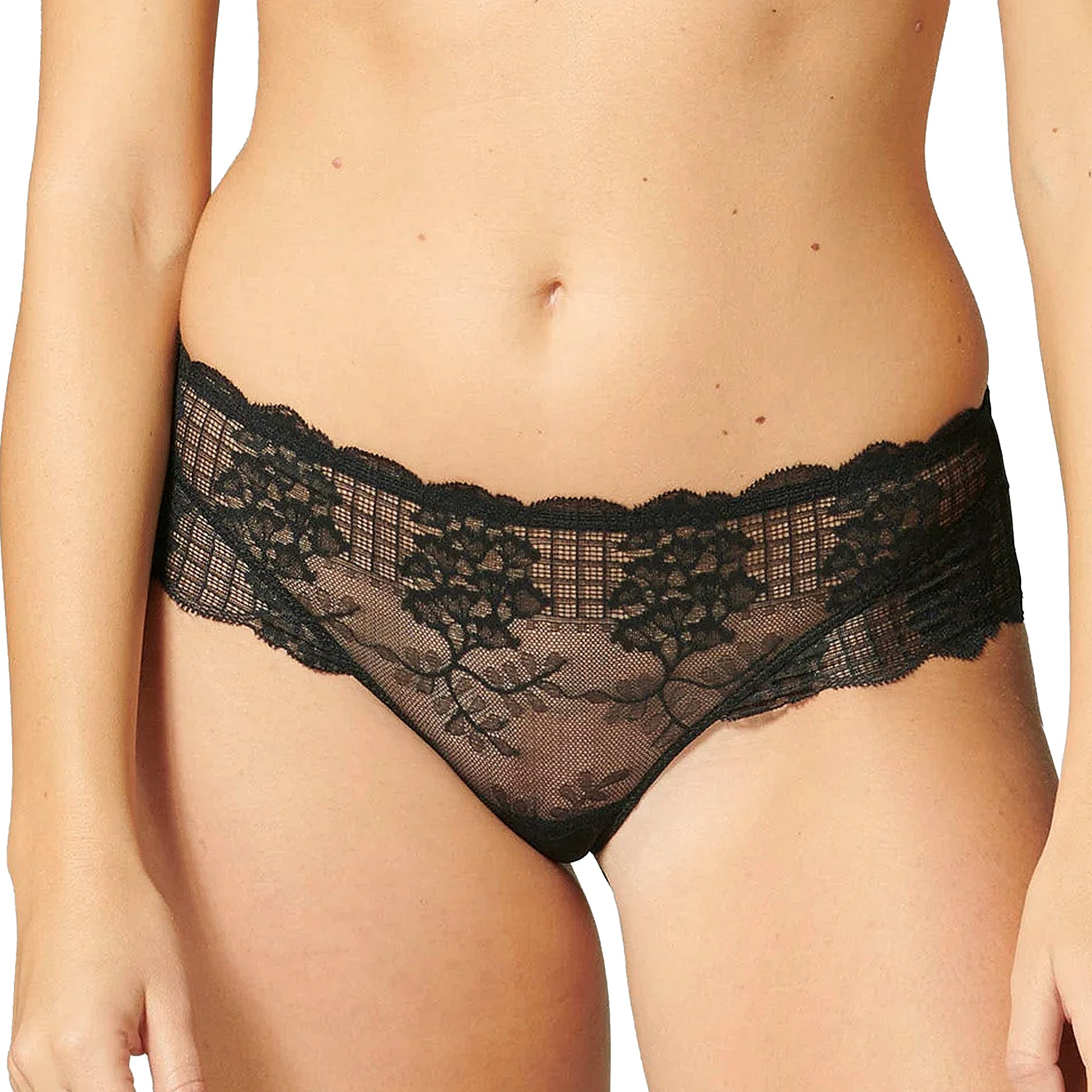 Simone Perele Reve Boyshort 12Z630 Black Front