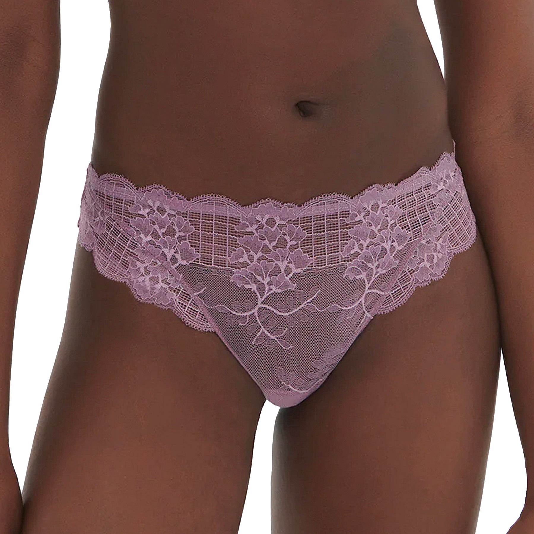 Simone Perele Reve Tanga 12Z710 Mauve Glamour Front