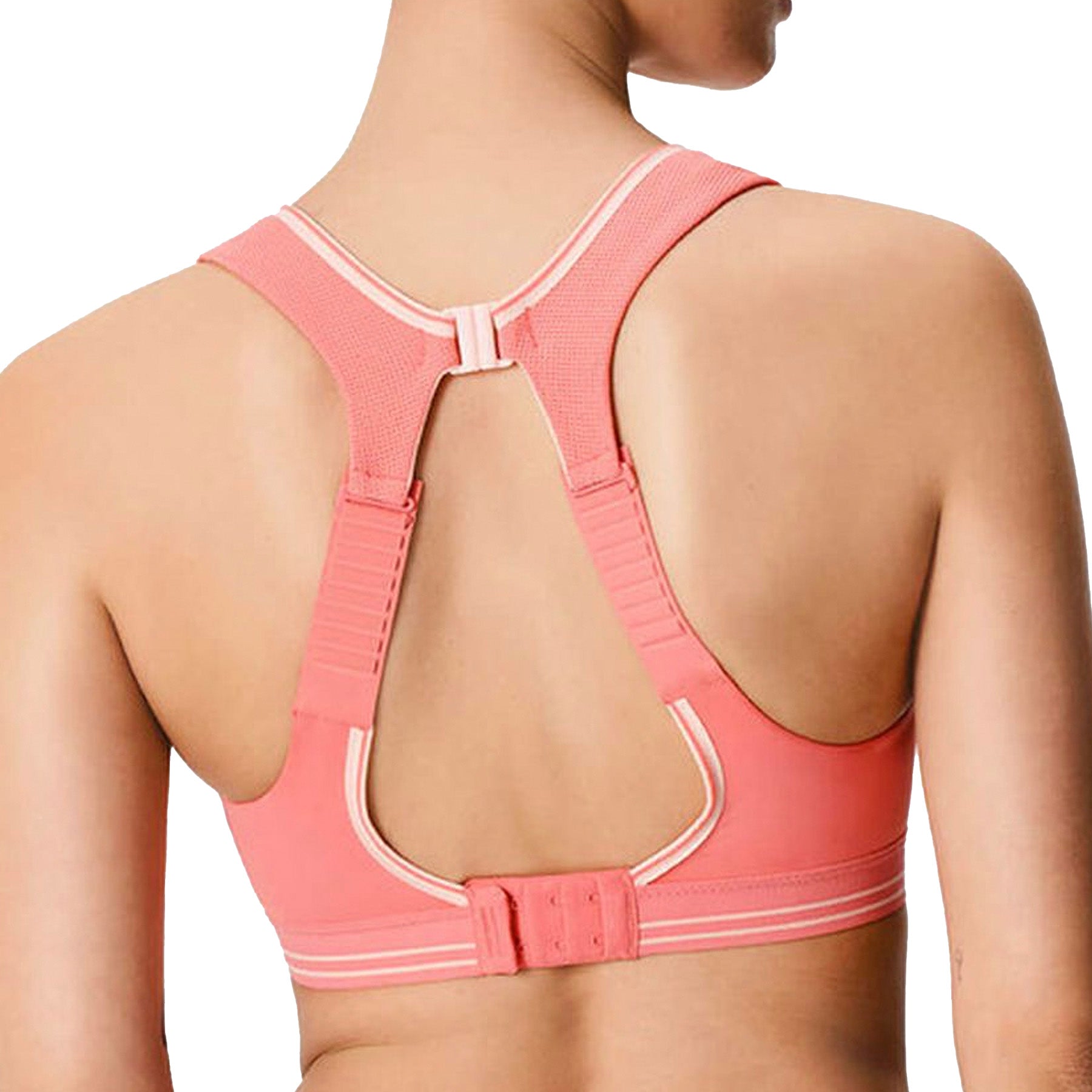 Shock Absorber Ultimate Run Bra S5044 U10046 Coral Yellow Back