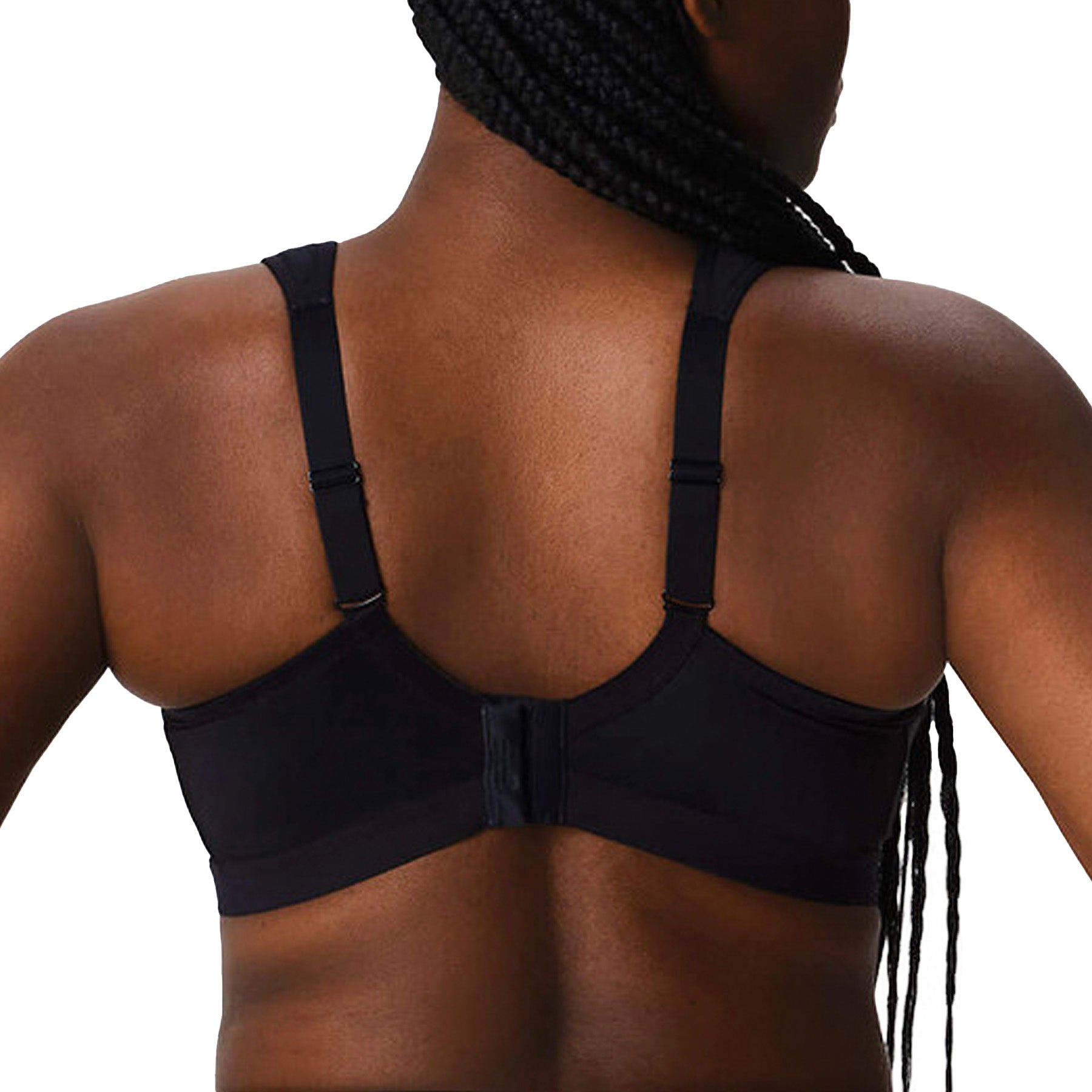 Shock Absorber D+ Max Support Sports Bra SN109/U10035 Black Rear View