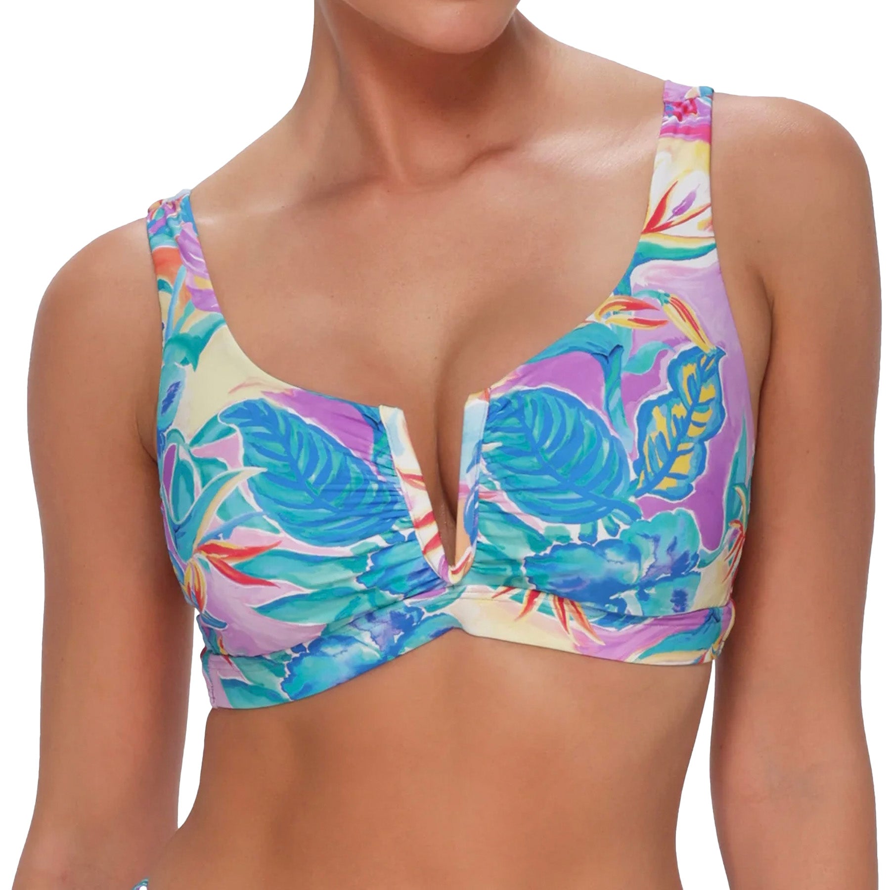 Sunsets Vienna V-Wire Bikini Top 530 Aloha Vista Front