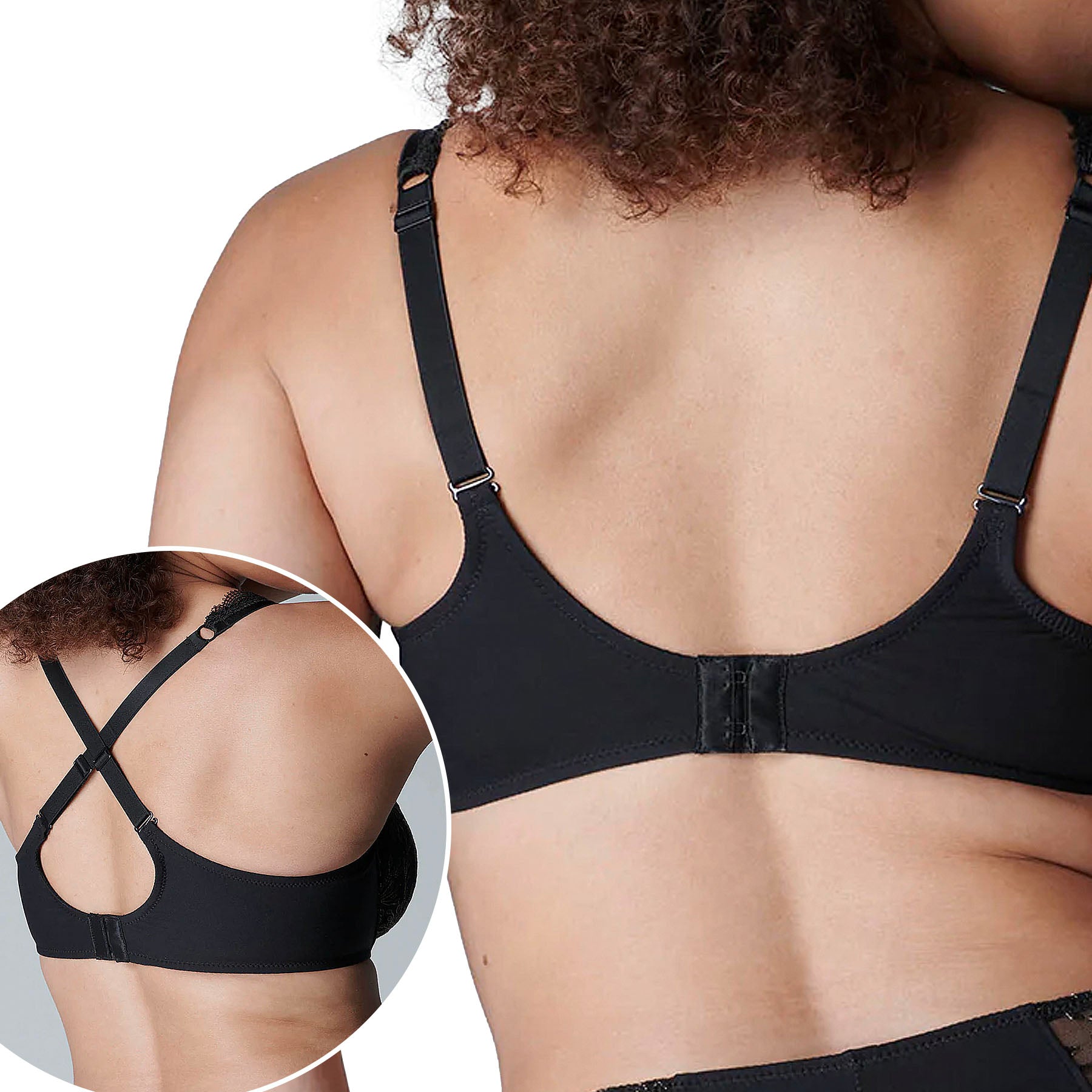 Simone Perele Singuliere Full Cup Bra 1A2320 Black Back