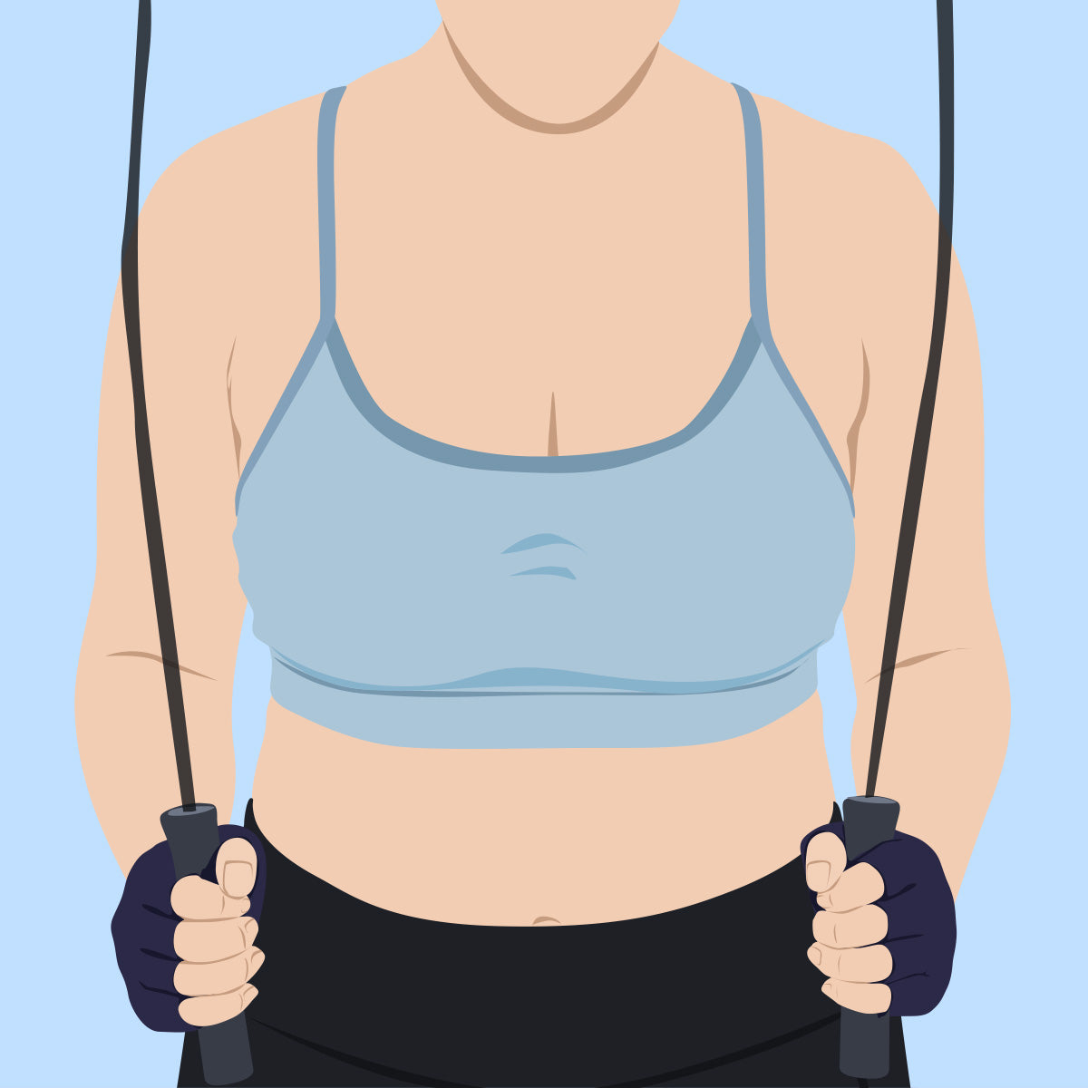 Sports bra fit issue: support level does not match the activity