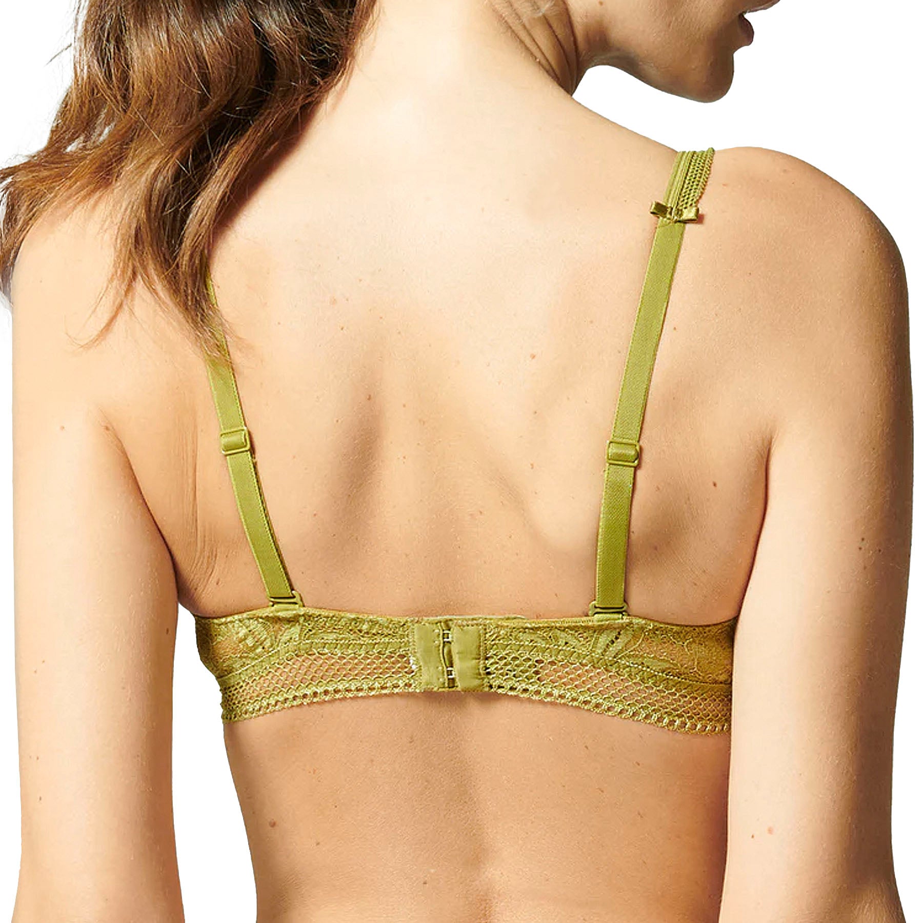 Simone Perele Vertige Bralette 14Z250 Mangrove Green Back