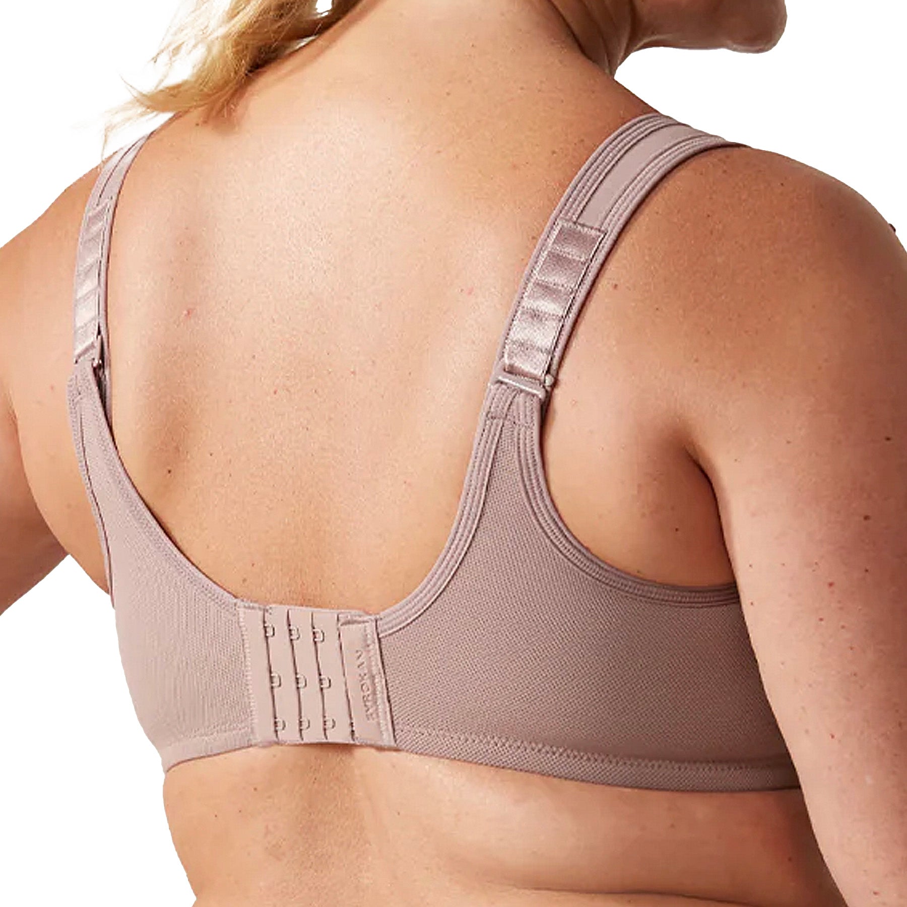 Wacoal Simone Underwire Sports Bra 855170 Dusky Purple Back