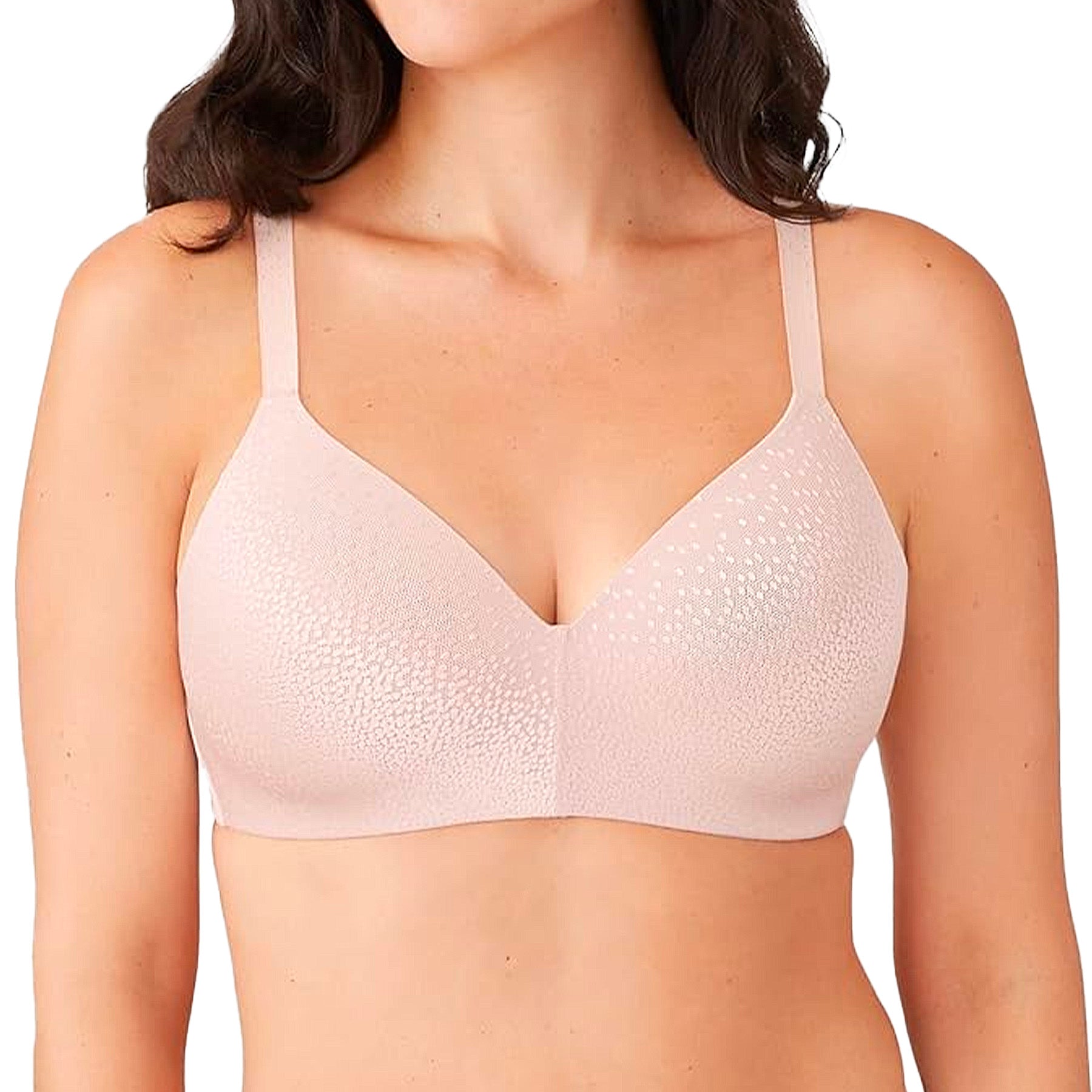 Wacoal Back Appeal Wire Free T-Shirt Bra 856303 Rose Dust Front