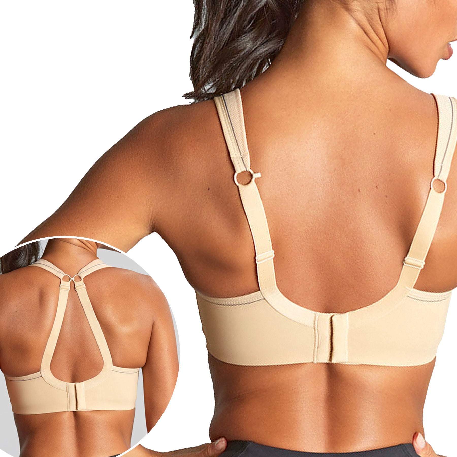 Panache Wired Sports Bra 5021 Latte Back