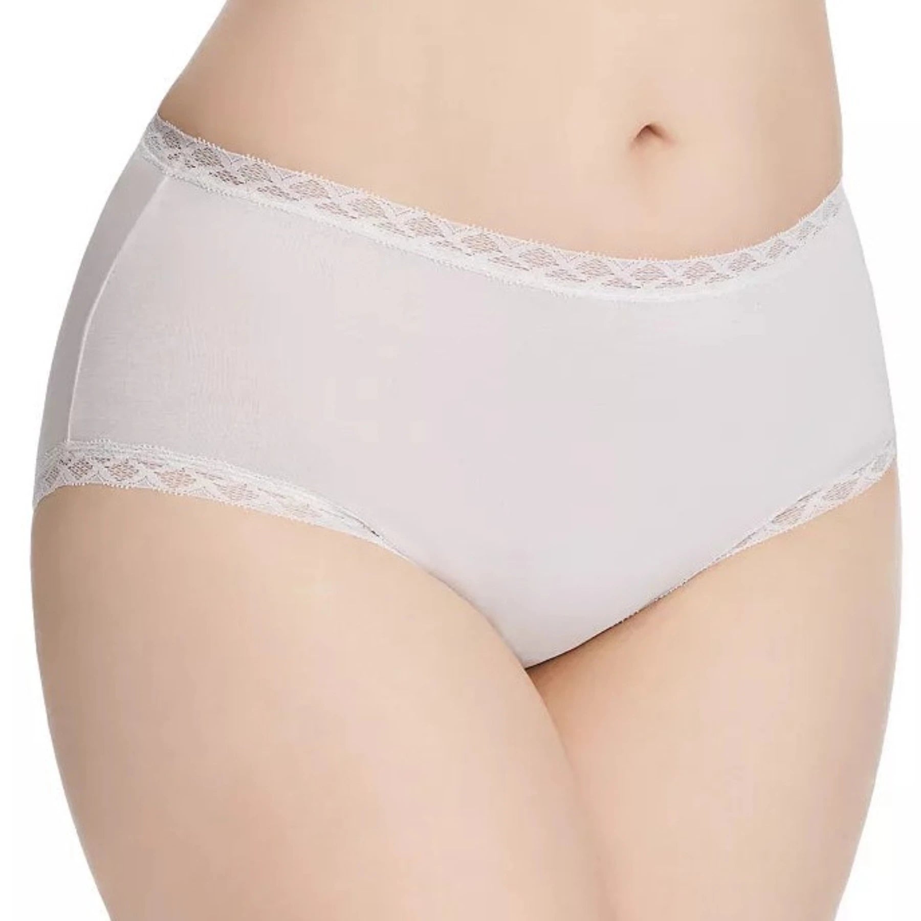 Natori Bliss Cotton Full Brief Panty 755058 - Ivory