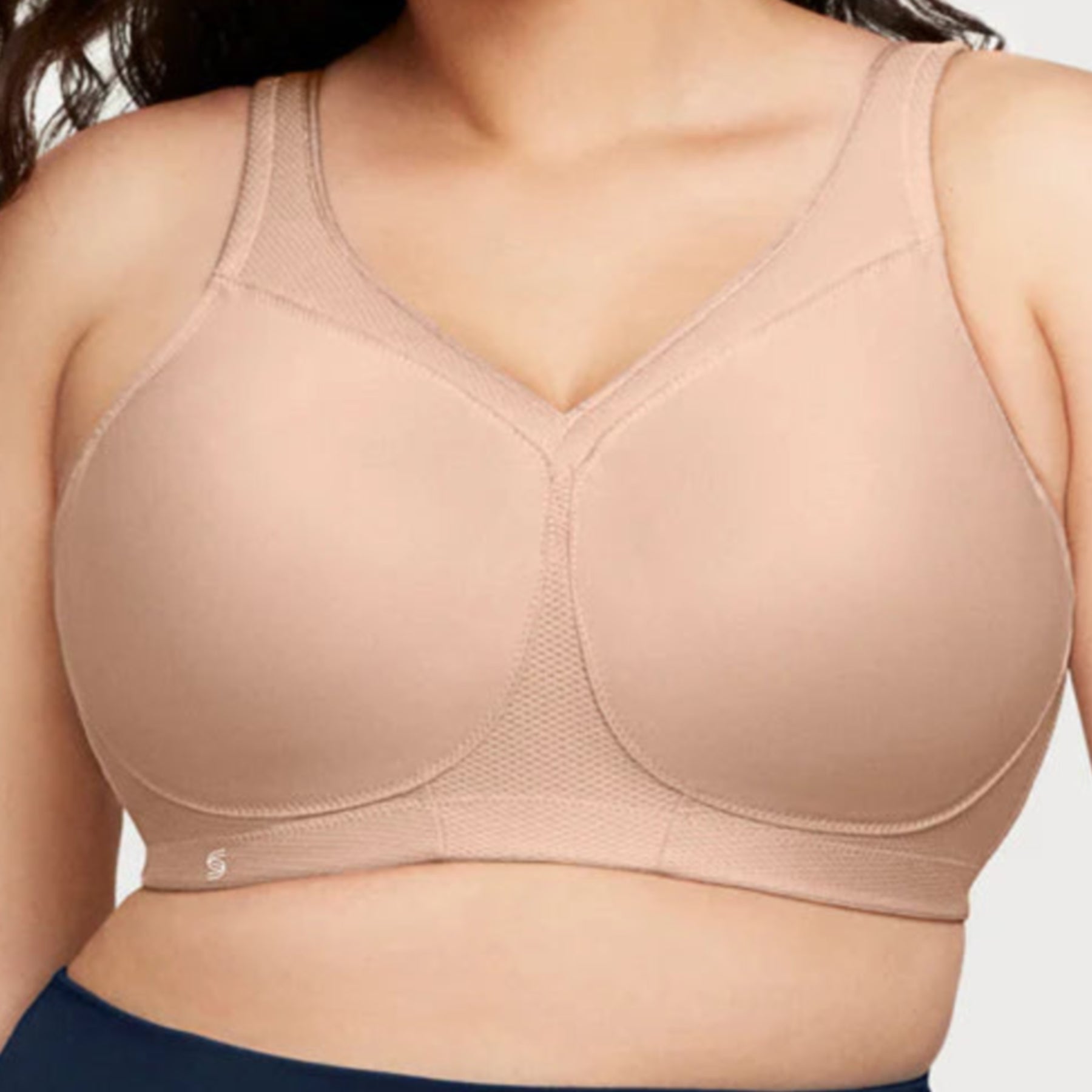 Glamorise MagicLift Seamless Sports Bra 1006 - Cafe