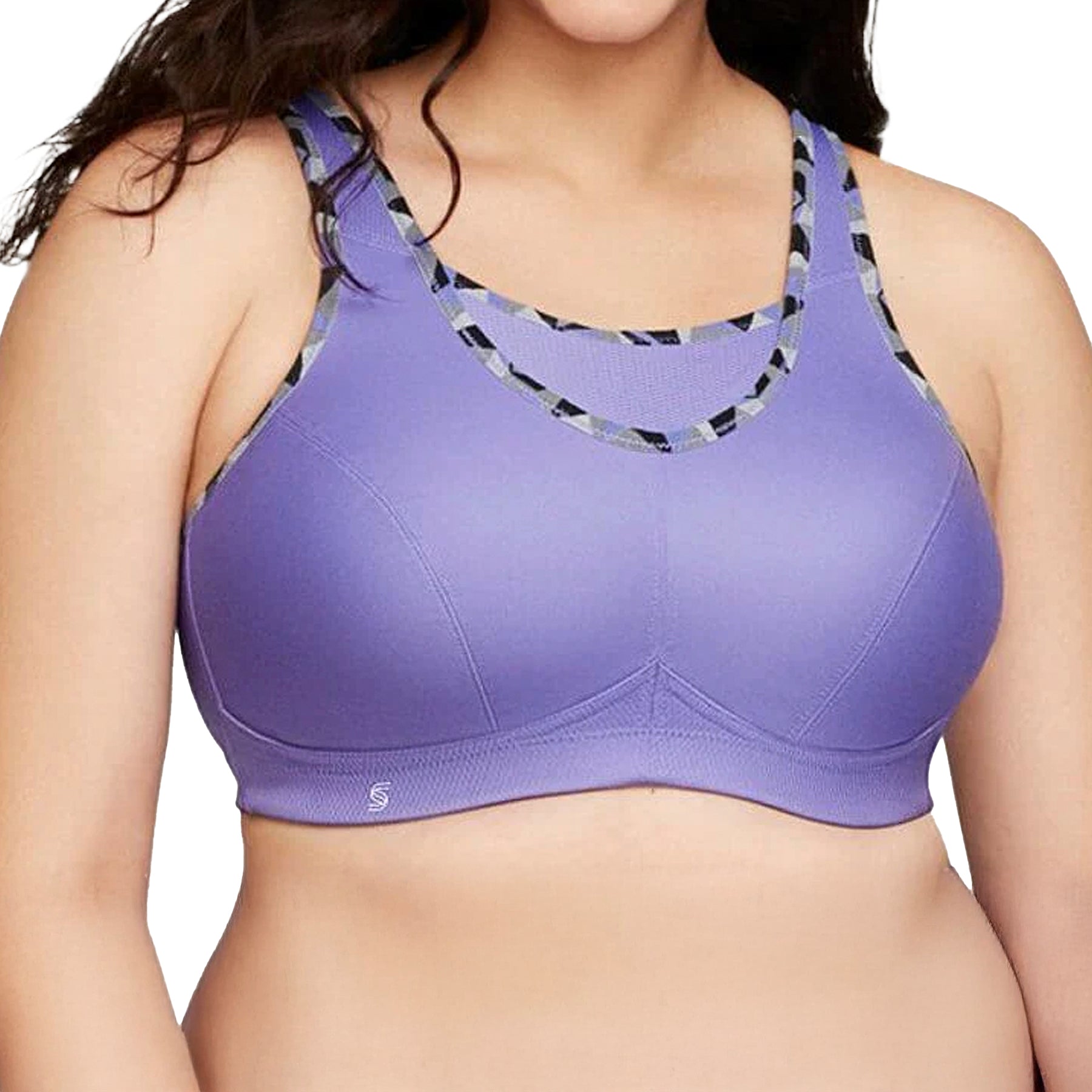 Glamorise No‑Bounce Cami Sports Bra 1066 Purple Front