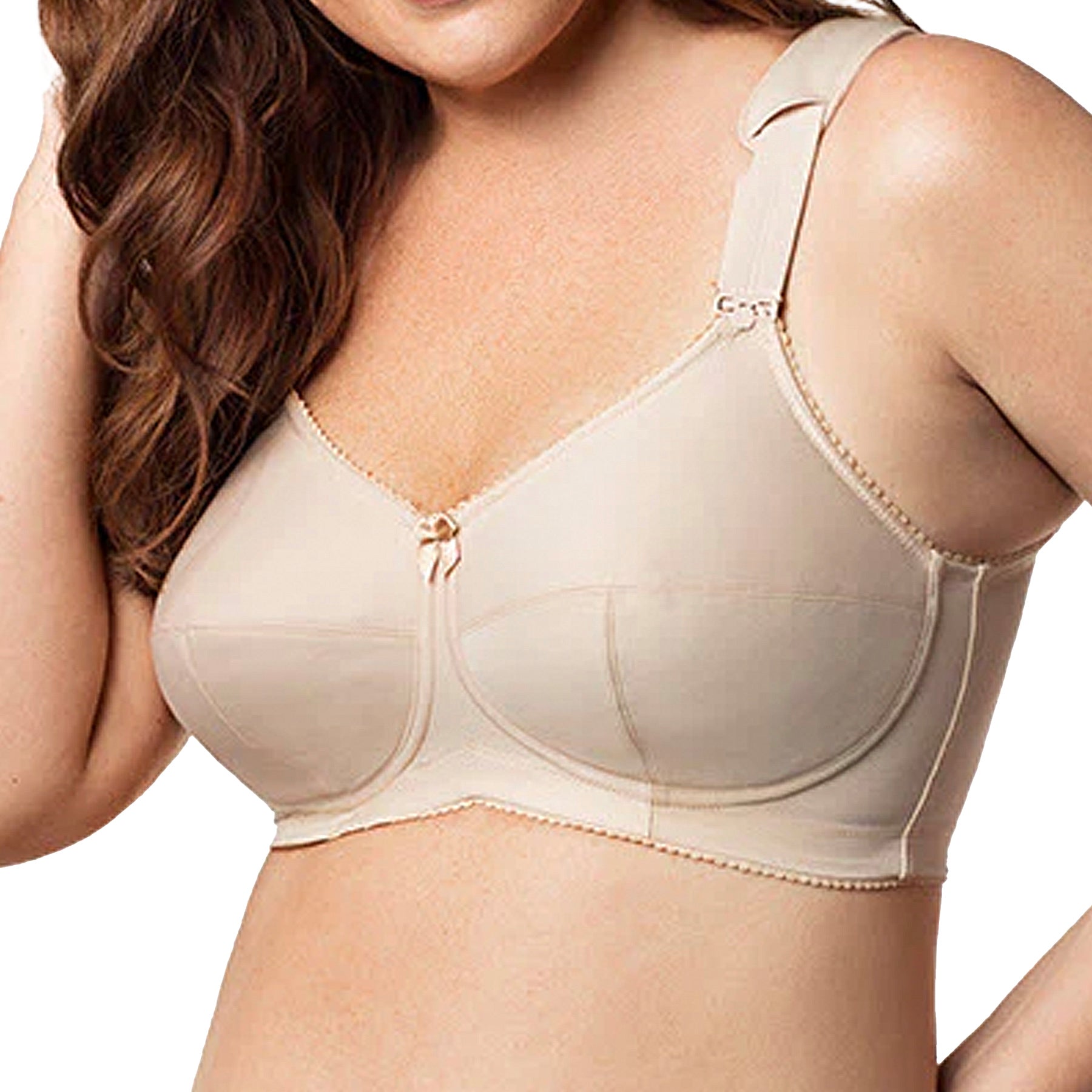 Elila Full Coverage Wireless Soft Cup Bra 1505 - Nude