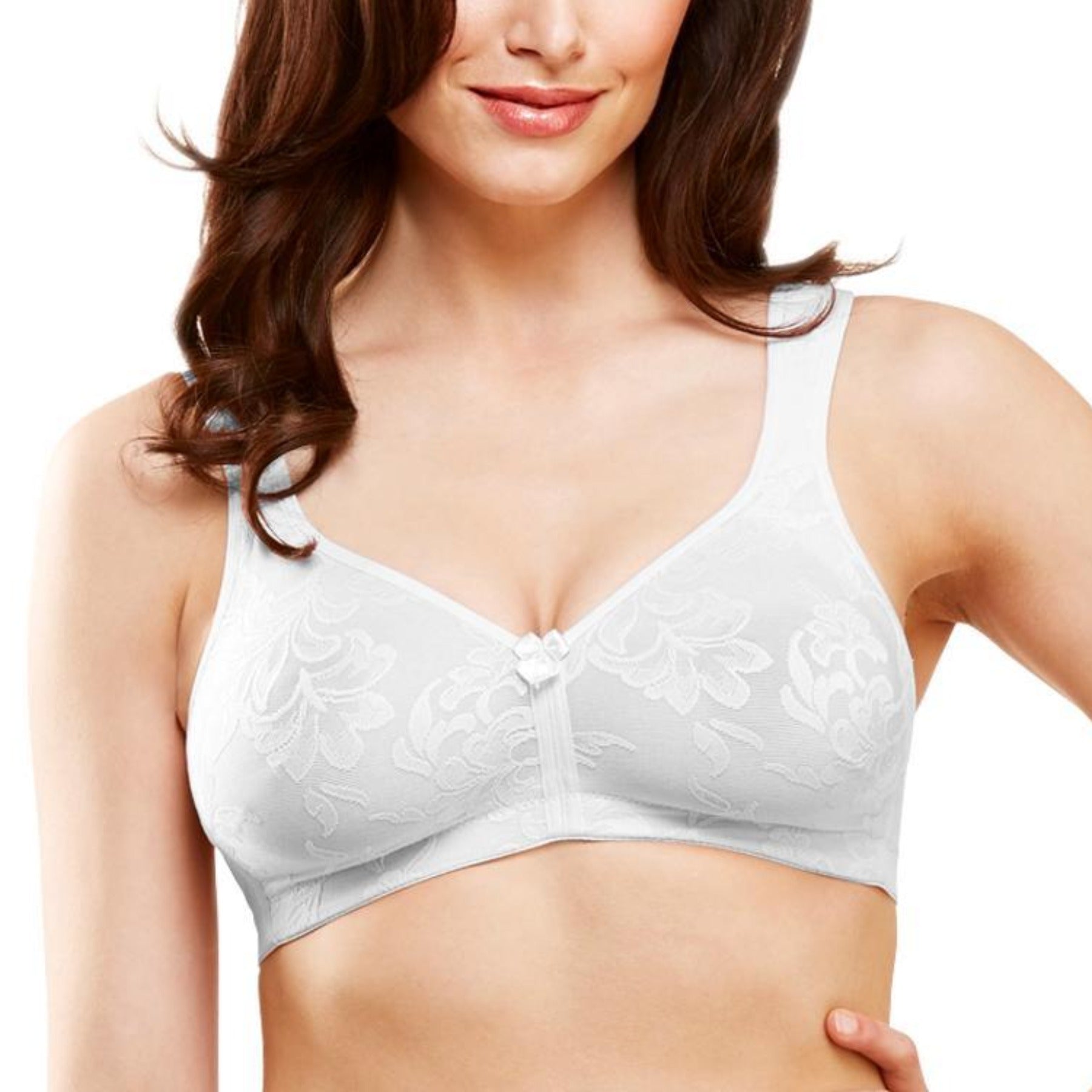 Lunaire Versailles Full Coverage Seamless Wire-Free Bra 13214 - White