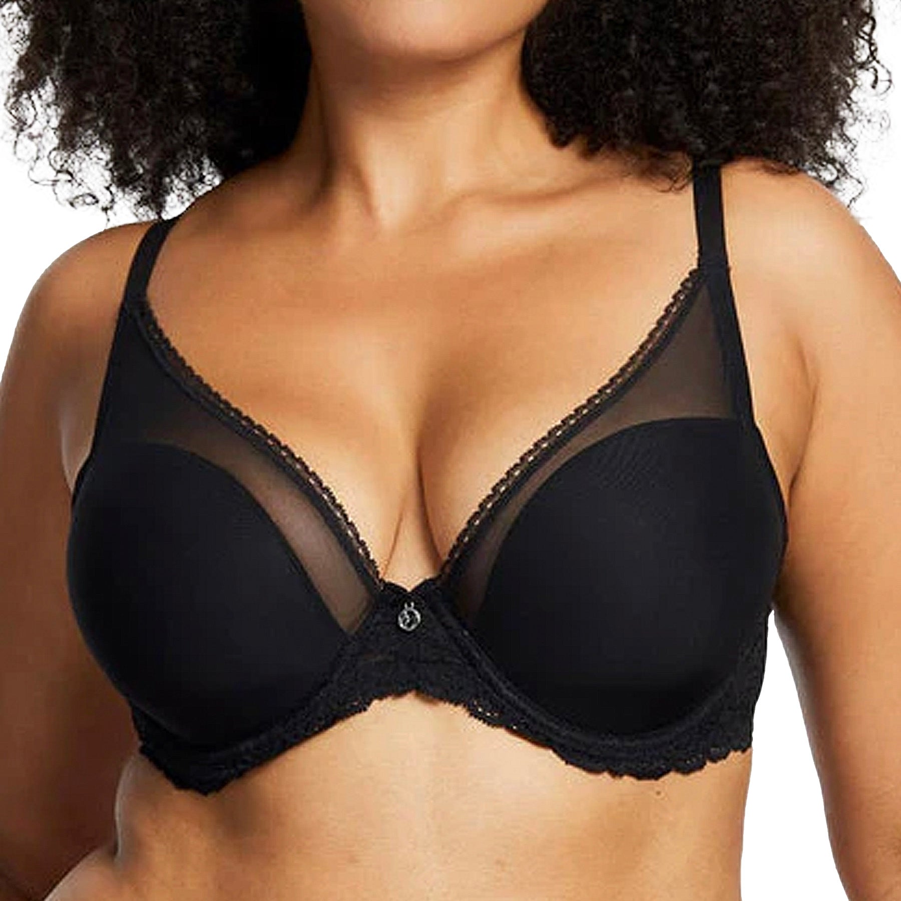 Montelle Mystique Plunge Bra 9314 Black Front