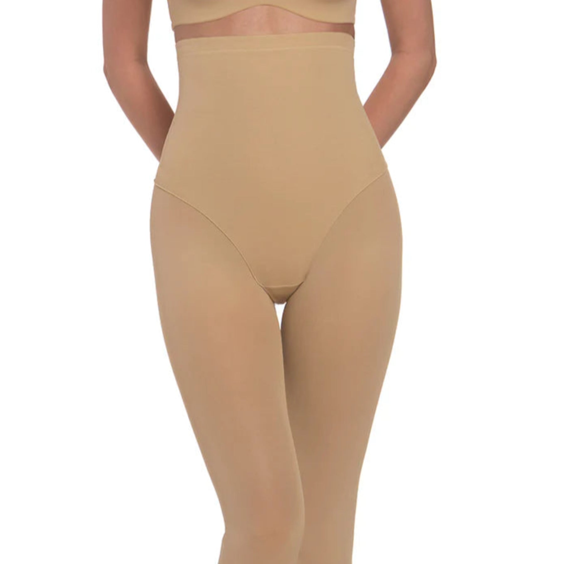 Madeline Firm Control High Waist Long Leg 103 - Mocha