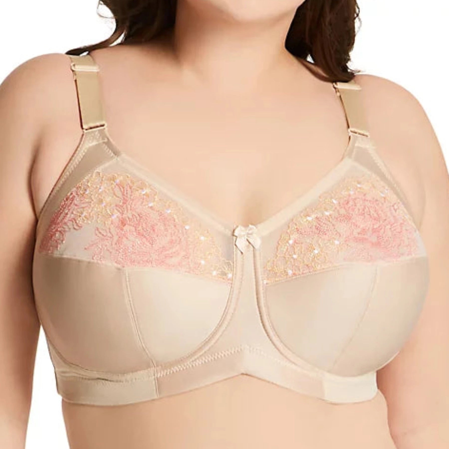 Swiss Embroidery Soft Cup 1801 - Nude