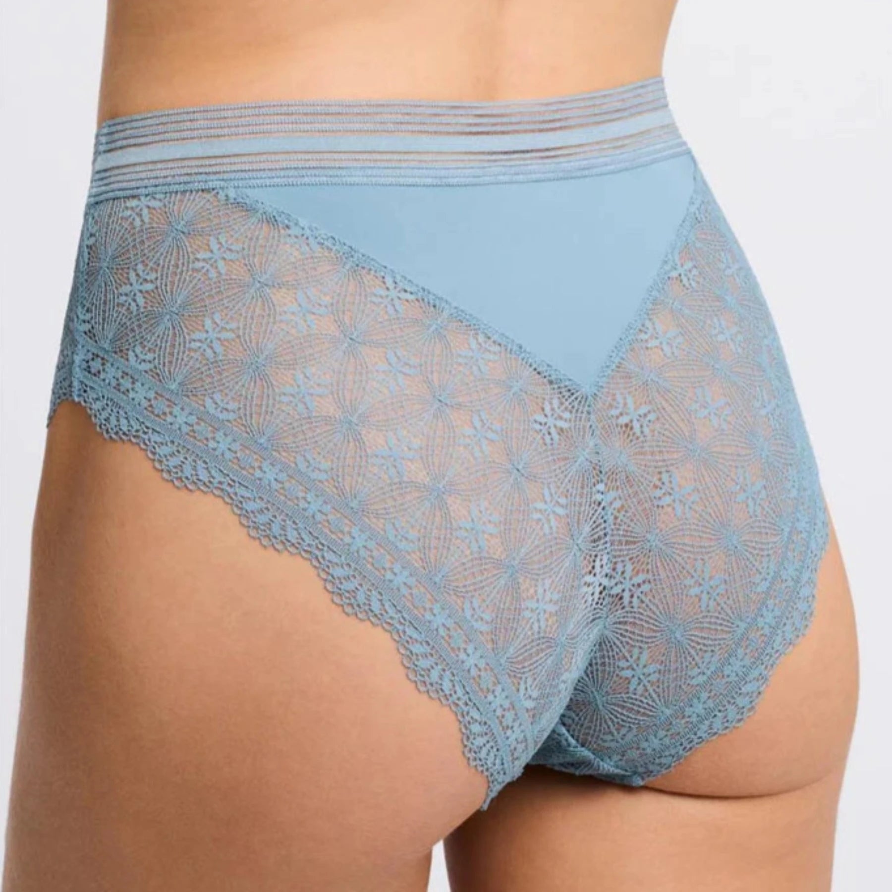 Salt Spring High Waist Brief 9549 - Sea Salt