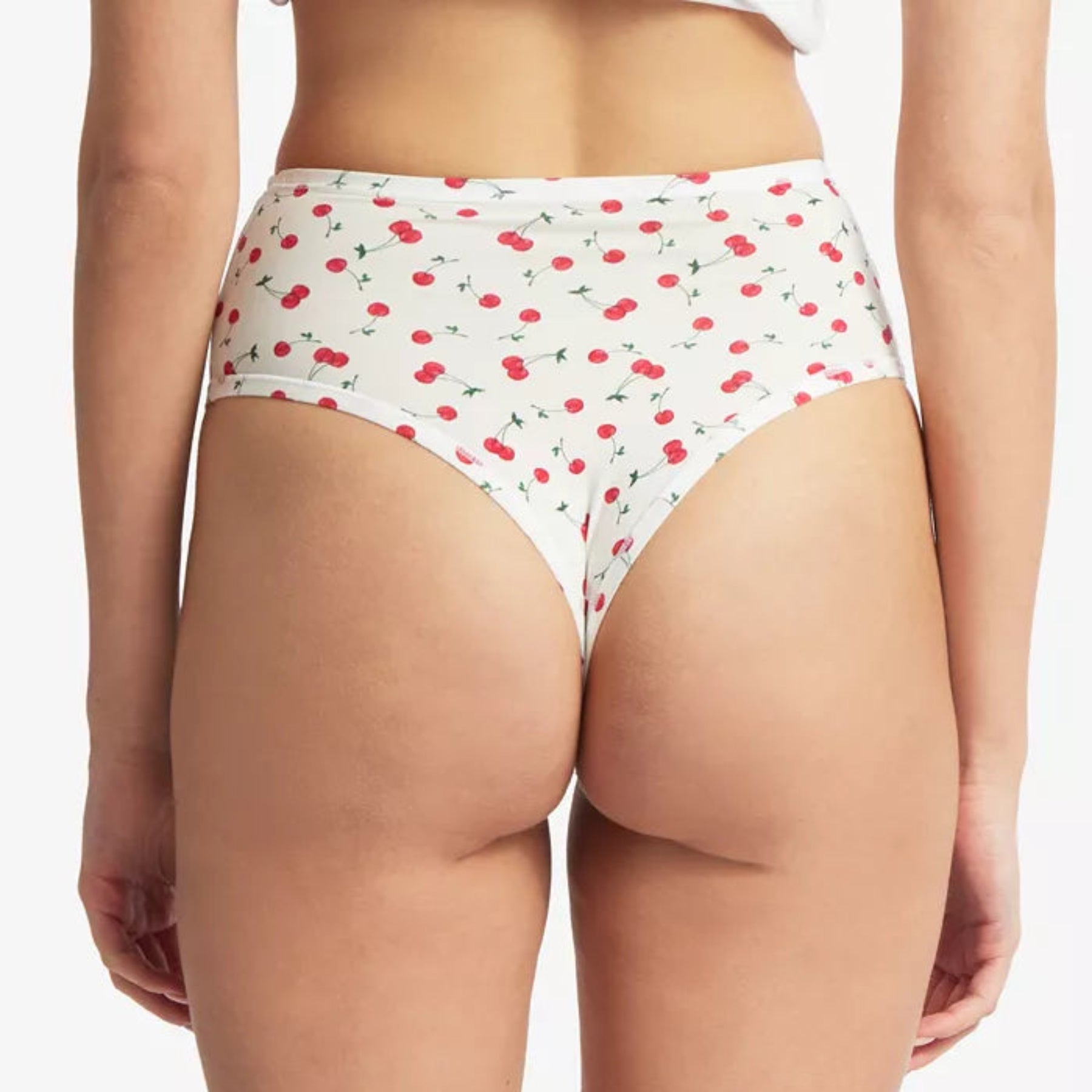 Hanky Panky Printed PlayStretch Hi Rise Thong PR721924 - Cherry On Top
