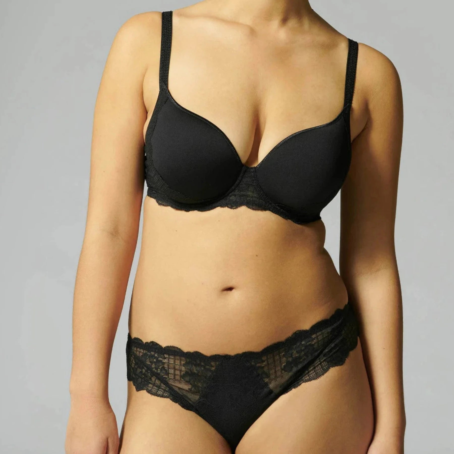 Reve 3D Plunge Bra 12Z316 - Black