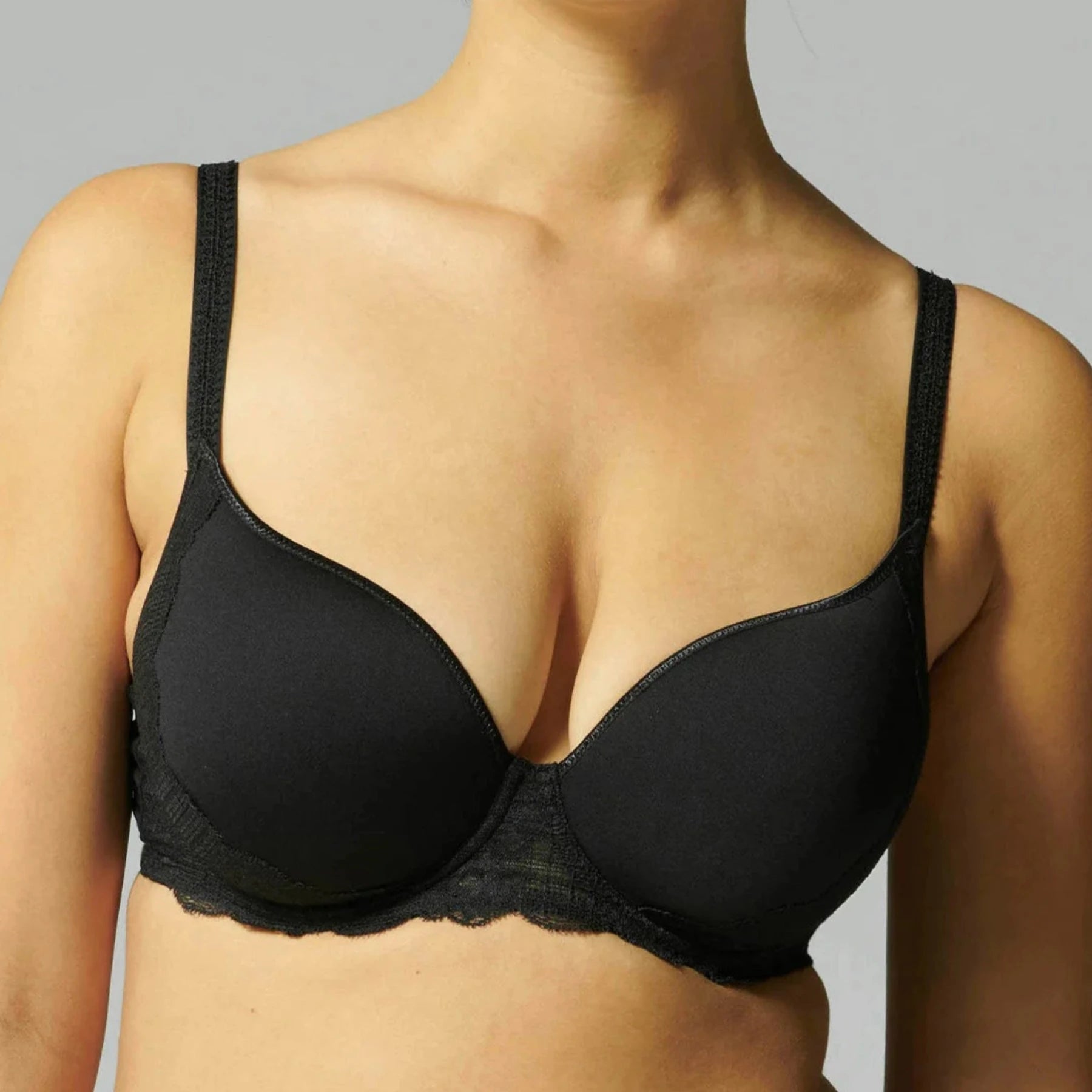 Reve 3D Plunge Bra 12Z316 - Black