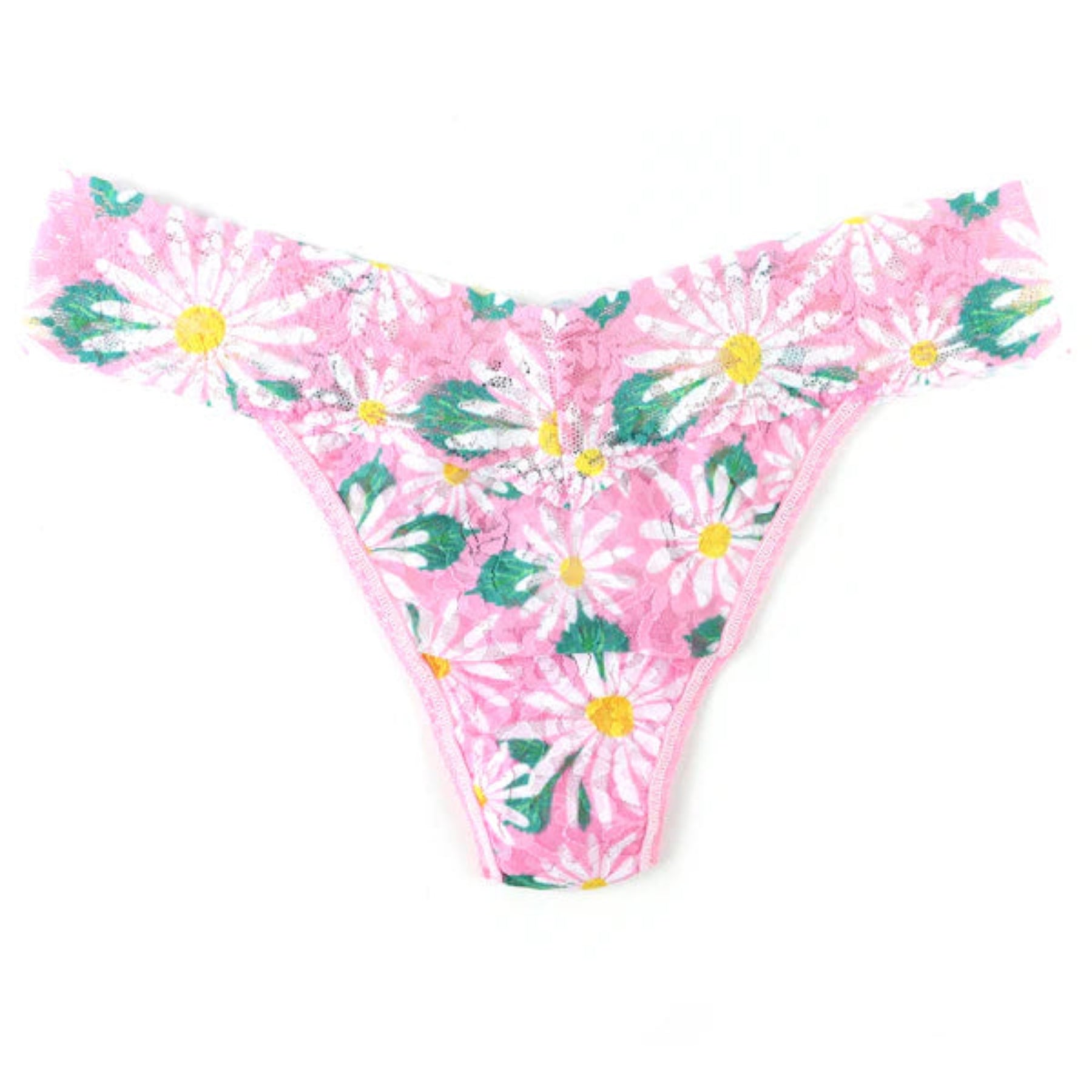 Hanky Panky Printed Signature Lace Original Rise Thong PR4811 - Hello Spring