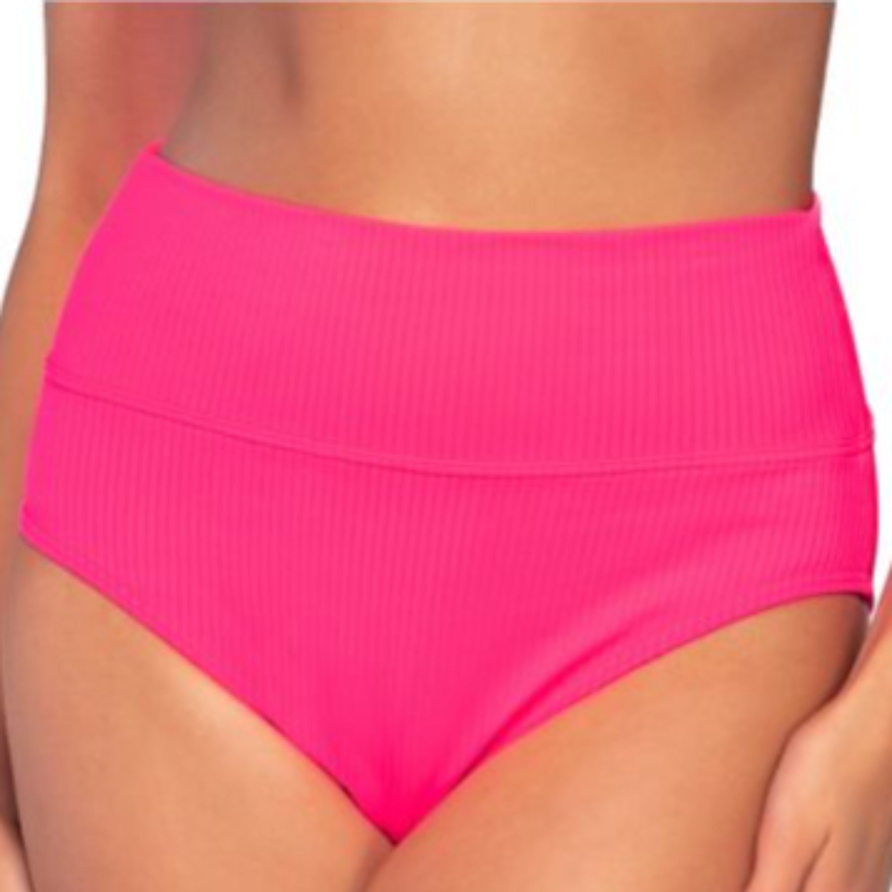 Hannah High Waist 33B - Neon Pink