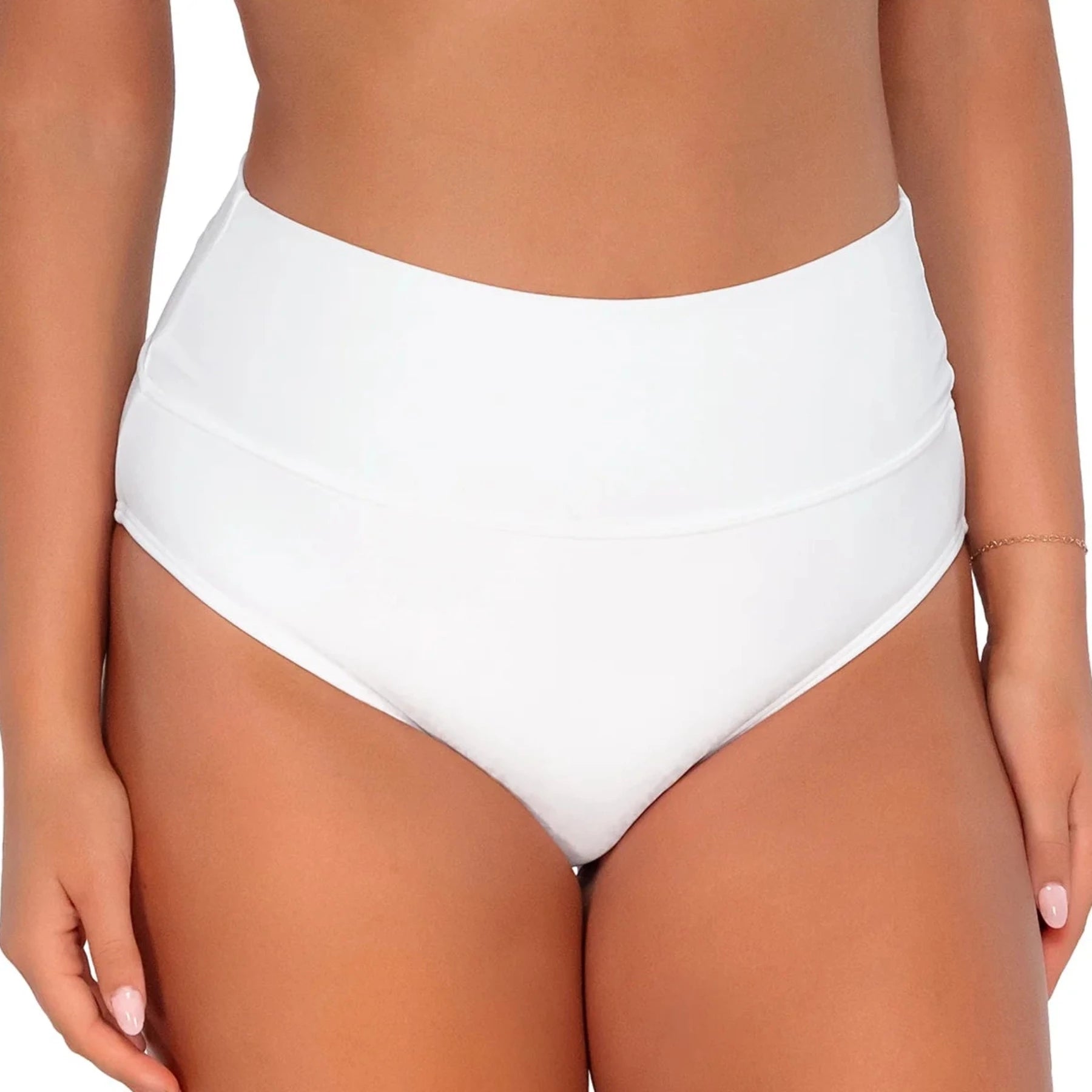 Hannah High Waist 33B - White Lily