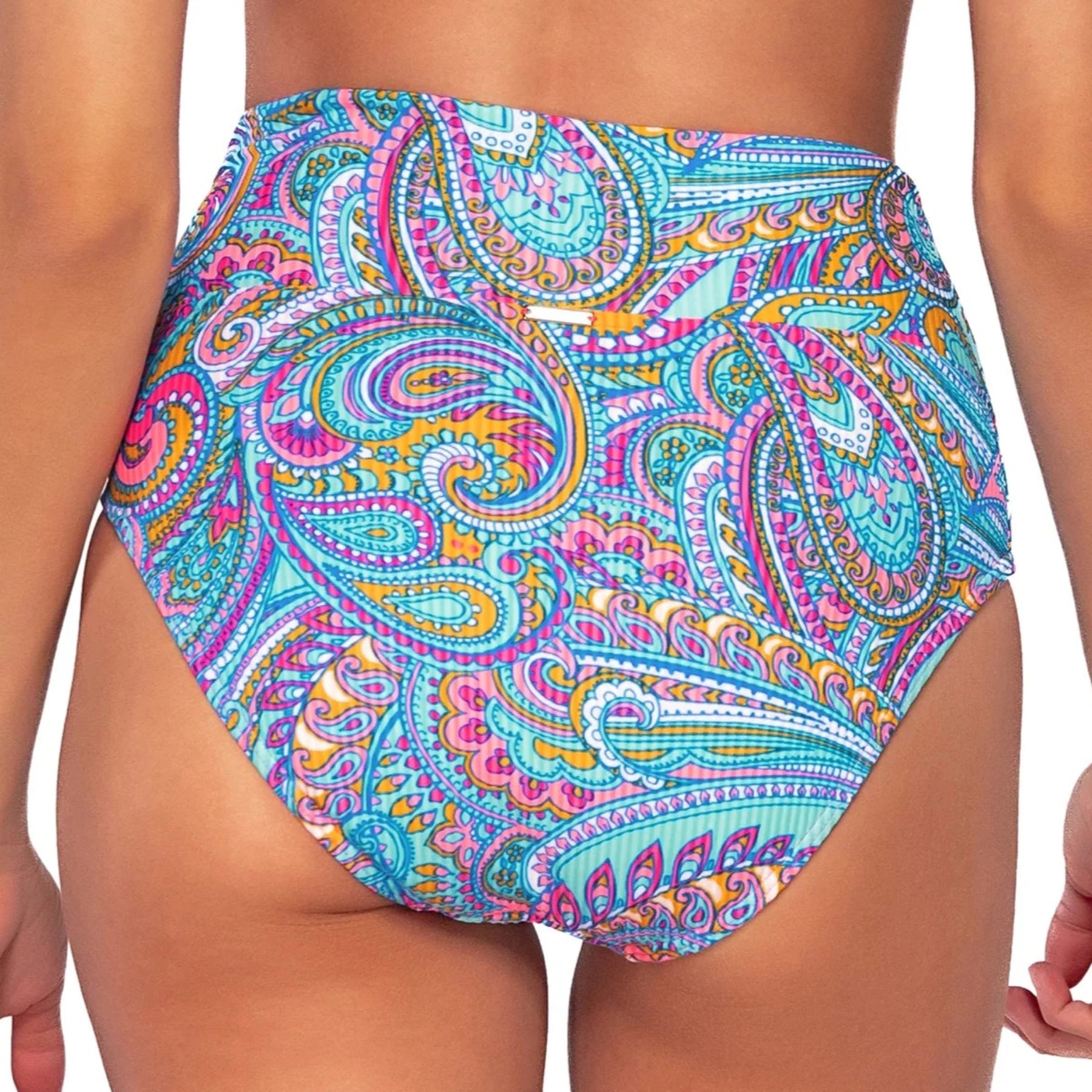 Hannah High Waist 33B - Paisley Pop